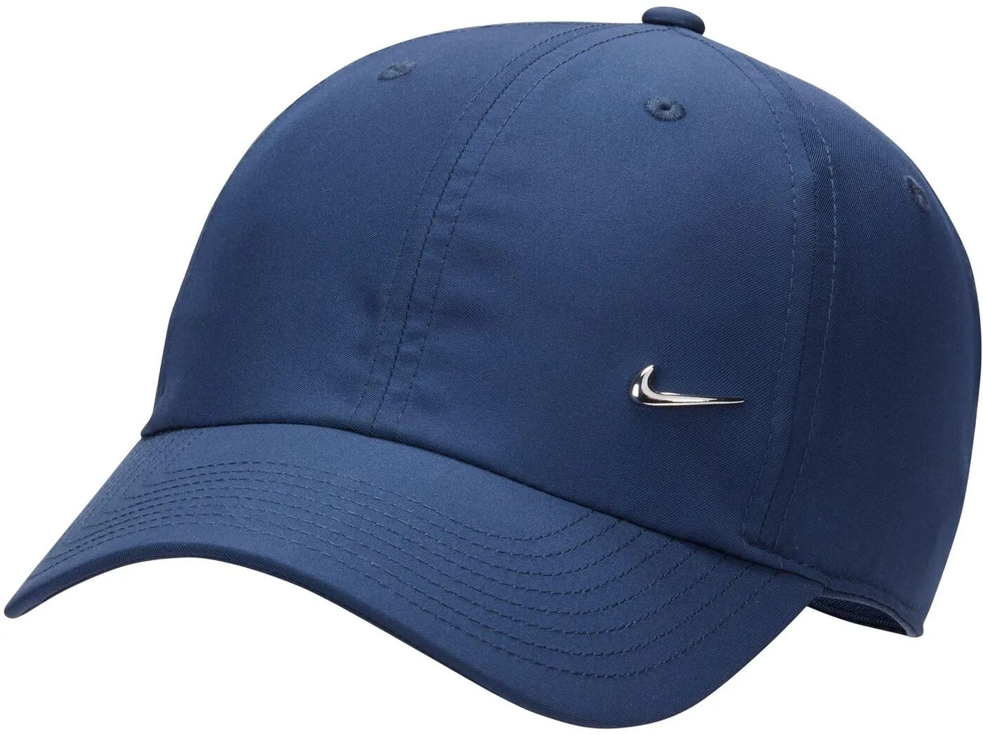Nike DF Club Berretto da Baseball, Midnight Navy/Metallic Silver, M/L Uomo - immagine 4