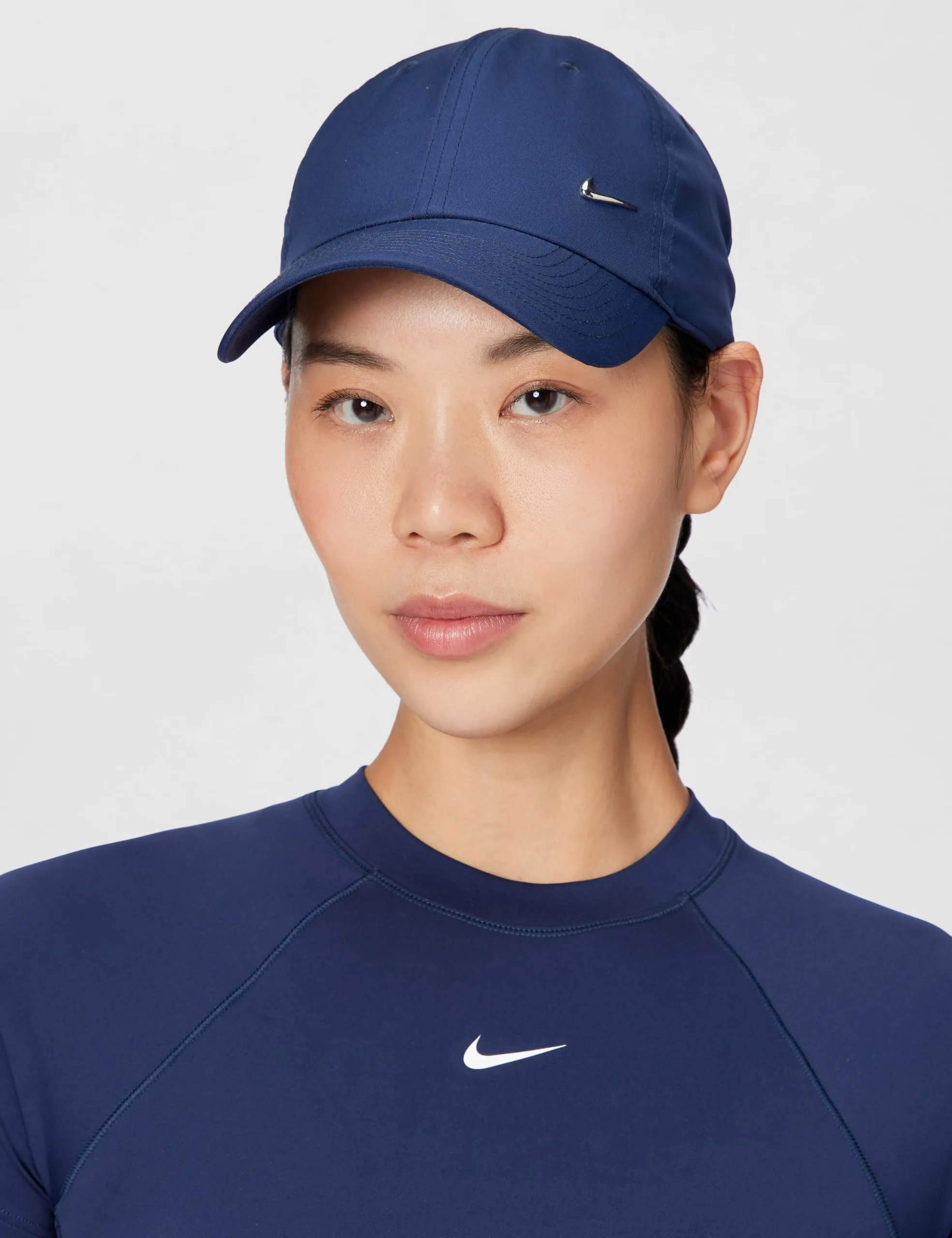 Nike DF Club Berretto da Baseball, Midnight Navy/Metallic Silver, M/L Uomo - immagine 5
