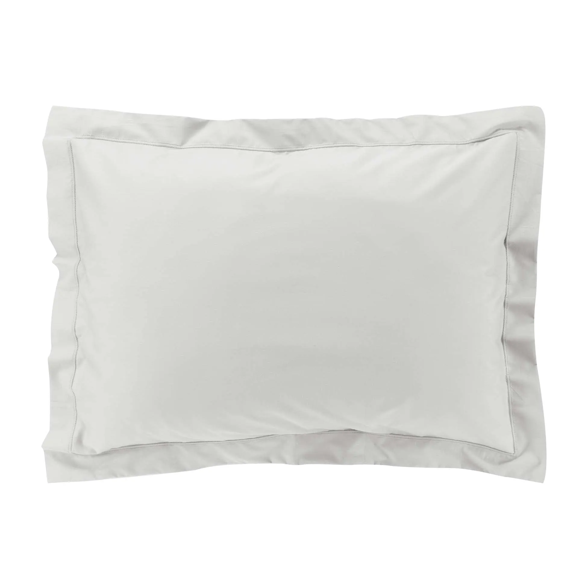 Douceur d'Intérieur Federa per cuscino 50 x 70 cm in percalle di cotone, Bianco - immagine 1