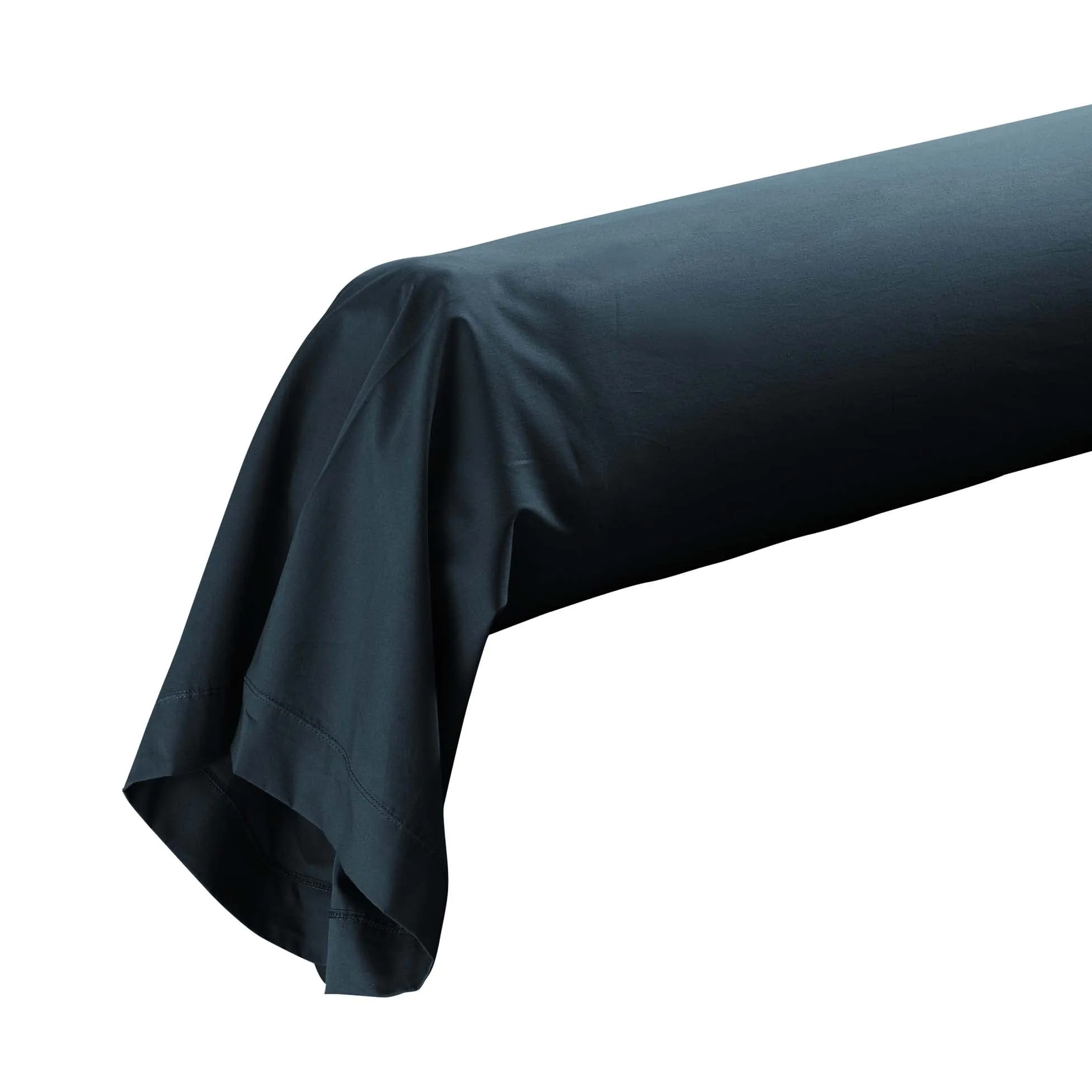 Douceur d'Intérieur Federa per cuscino per traversino, 85 x 185 cm, percalle di cotone, Blu Notte - immagine 1