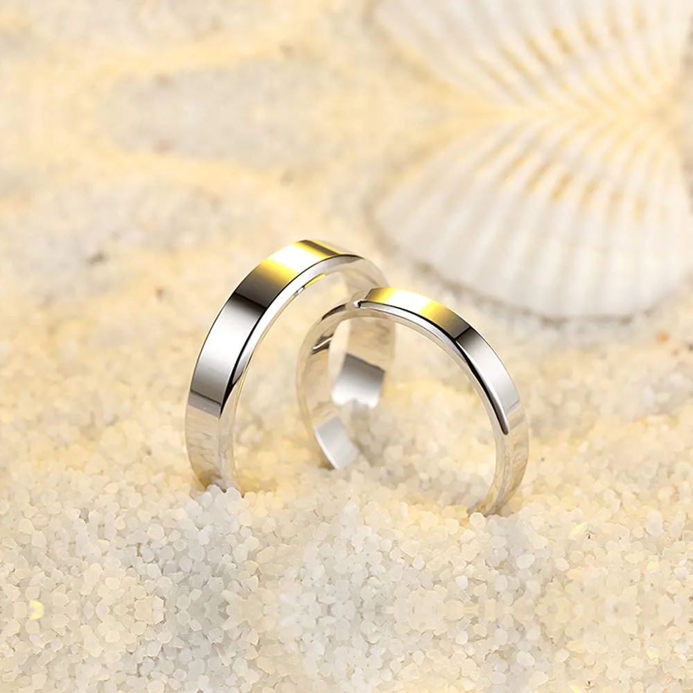 Dankadi Anello Fede in Argento 925 Placcato Oro, 3,5 mm, Taglia 44-70 mm - immagine 8