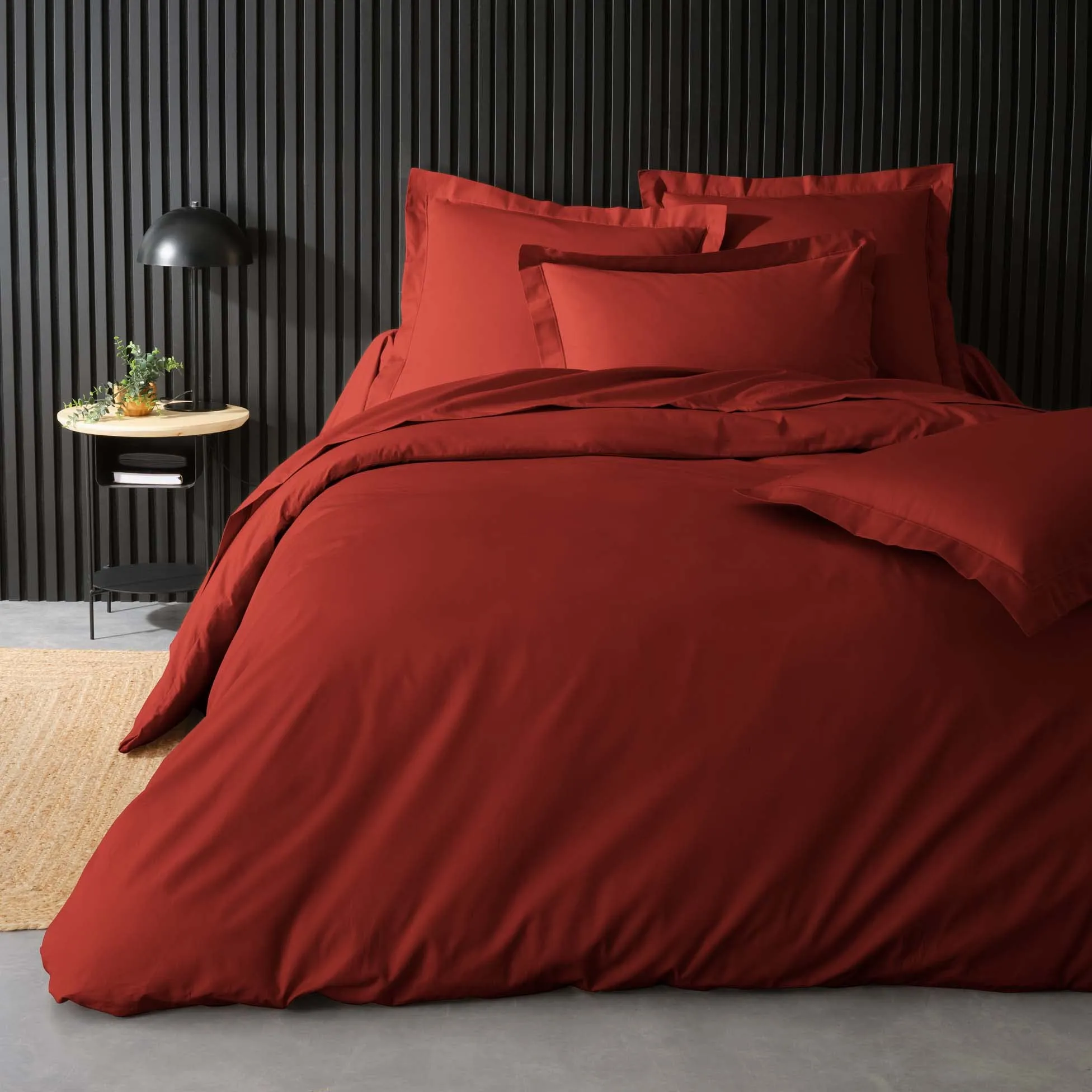 Douceur d'Intérieur Copripiumino Percaline Tomette, 240 x 220 cm, Percalle di Cotone - immagine 3