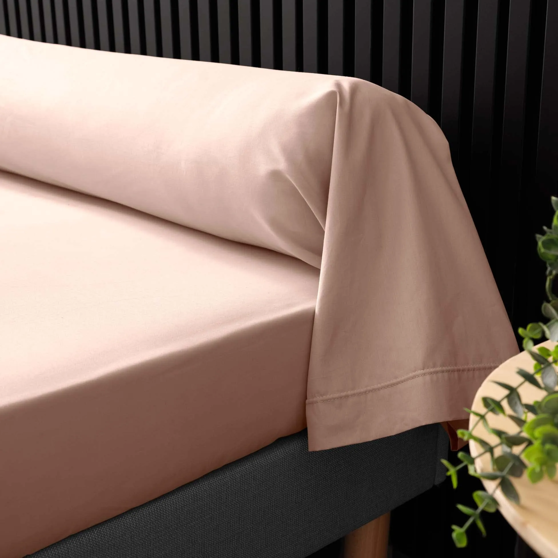 Douceur d'Intérieur Federa per cuscino in percalle 100% cotone, color carne, 85 x 185 cm - immagine 3