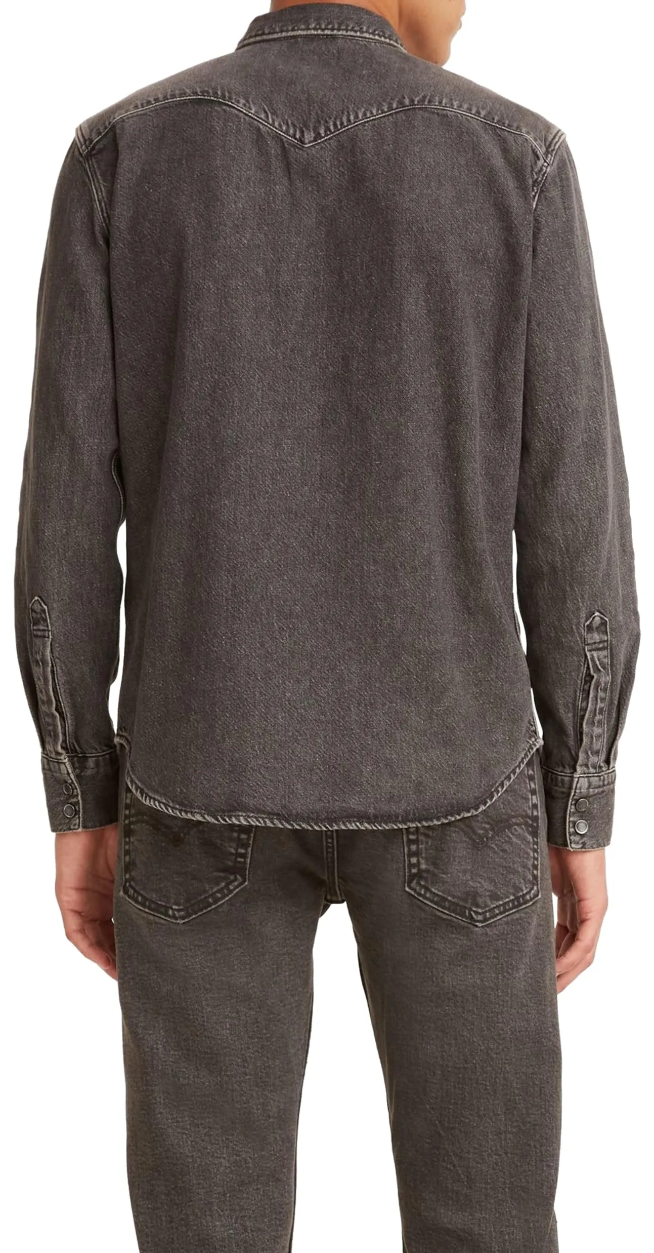 Levi's Barstow Western Standard Shirt, Black Washed, XS - immagine 2