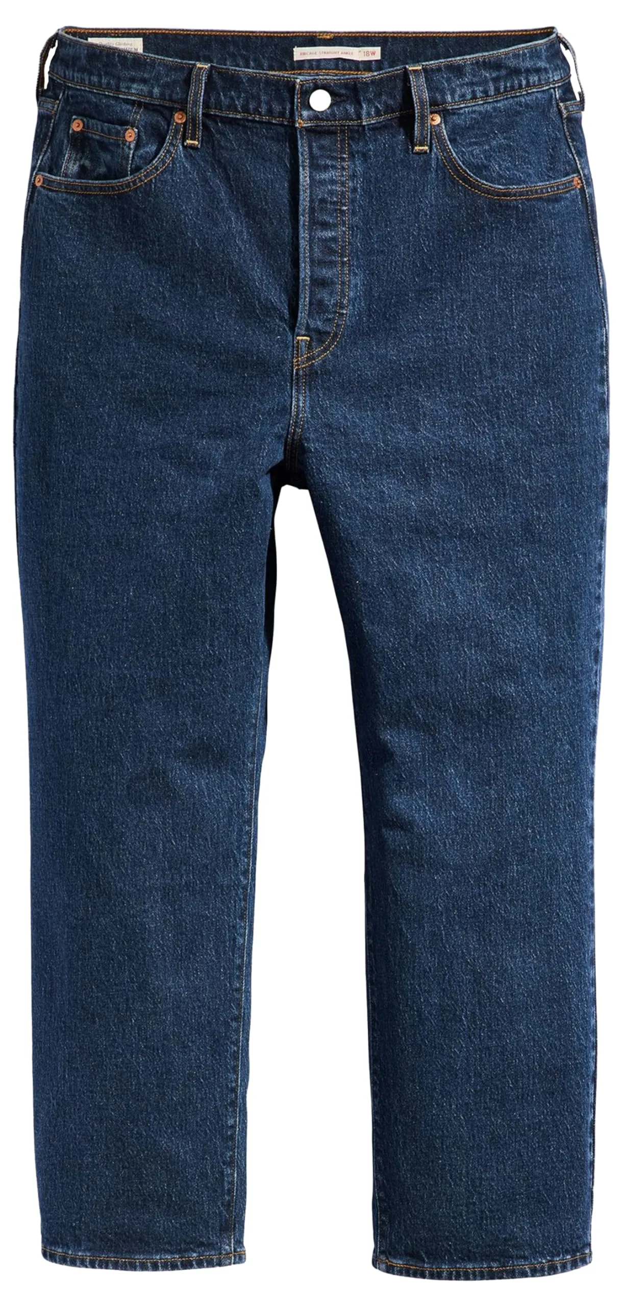 Levi's Plus Size Ribcage Straight Ankle Jeans, Salsa Dark Stone, 22 M - immagine 6