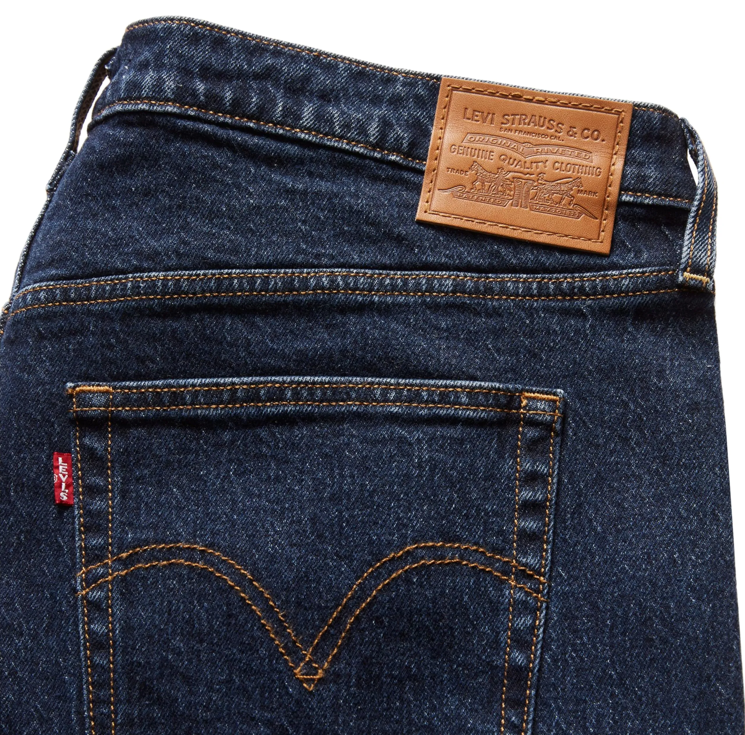 Levi's Plus Size Ribcage Straight Ankle Jeans, Salsa Dark Stone, 22 M - immagine 7