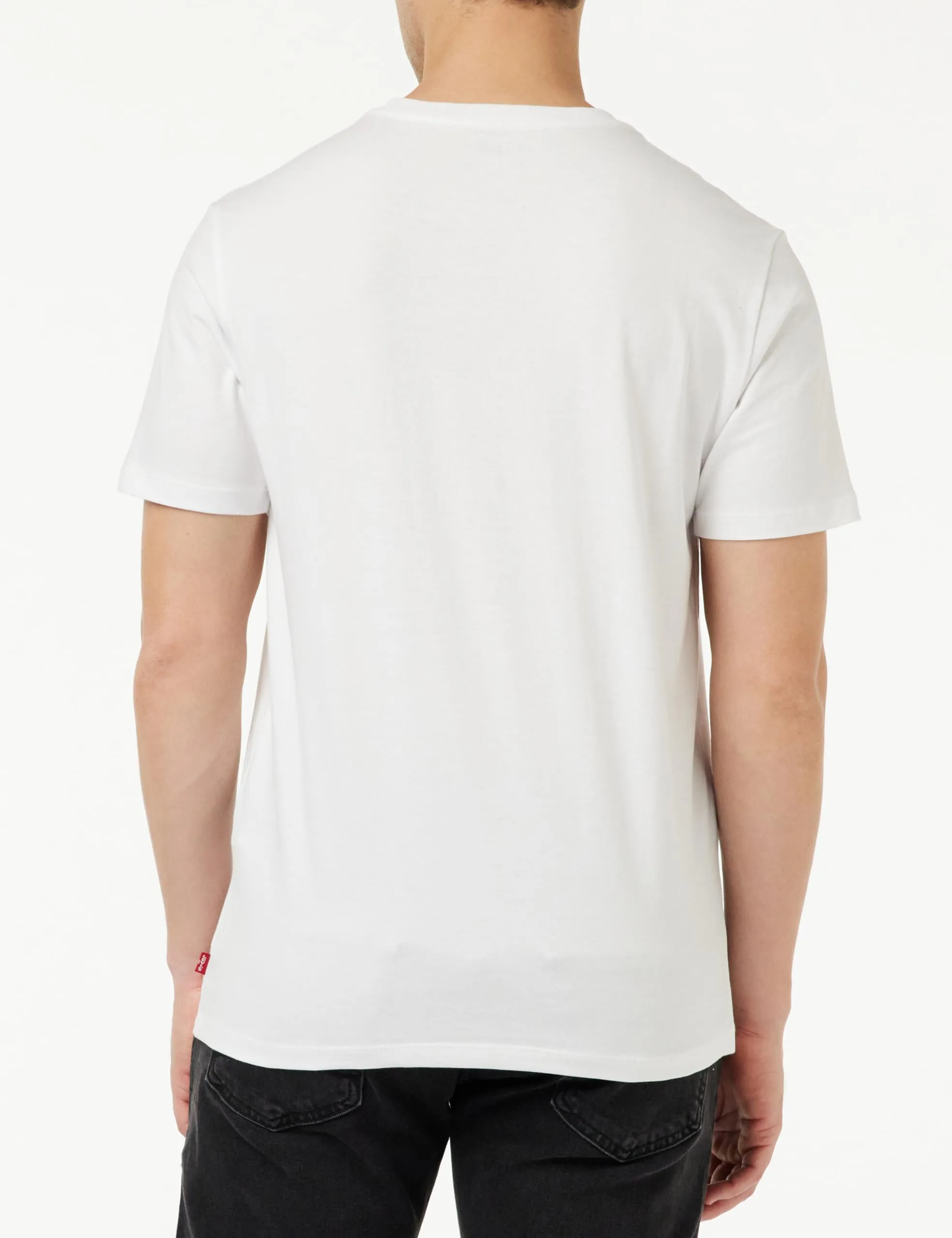 Levi's Graphic Crewneck Tee Chrome Batwing White, XS - immagine 4