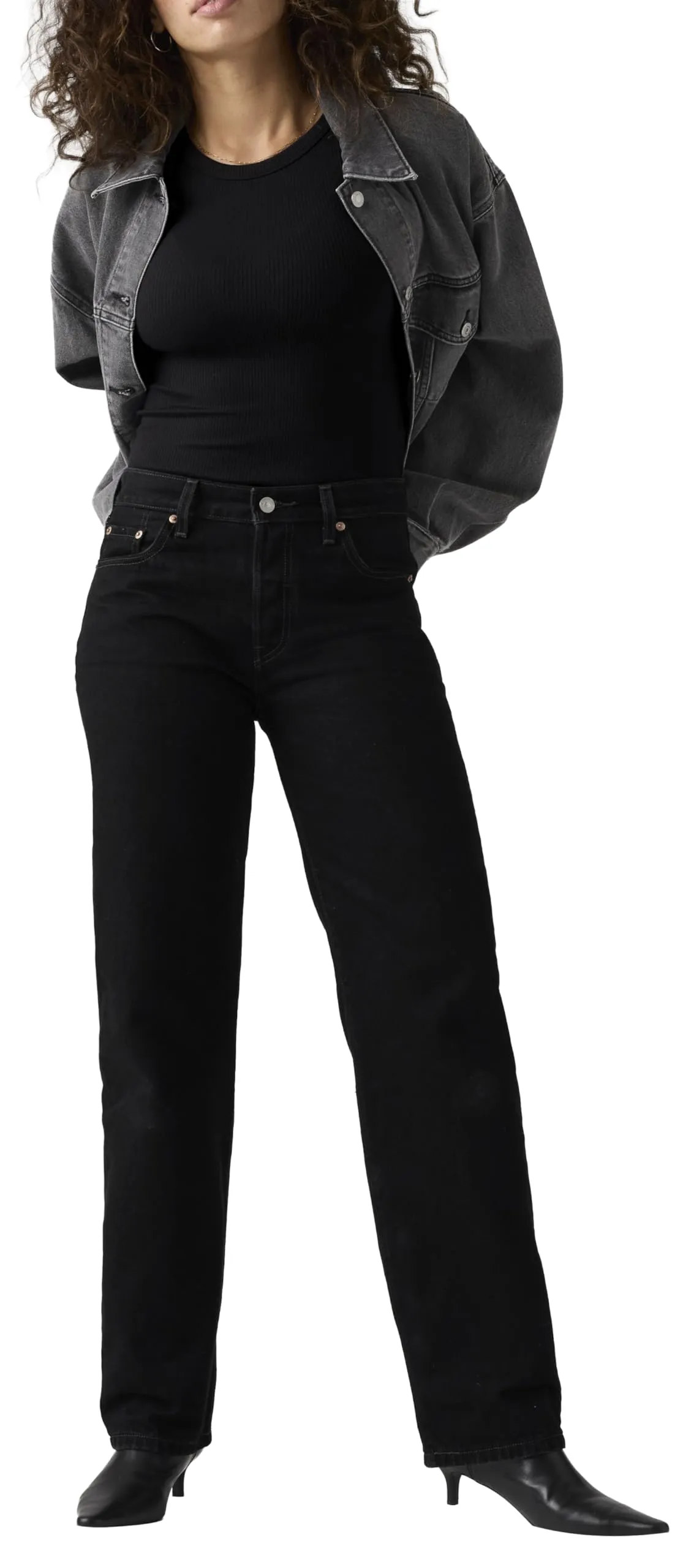Levi's 501 90's Women's Jeans, Rinsed Blacktop, 23W / 32L - immagine 1