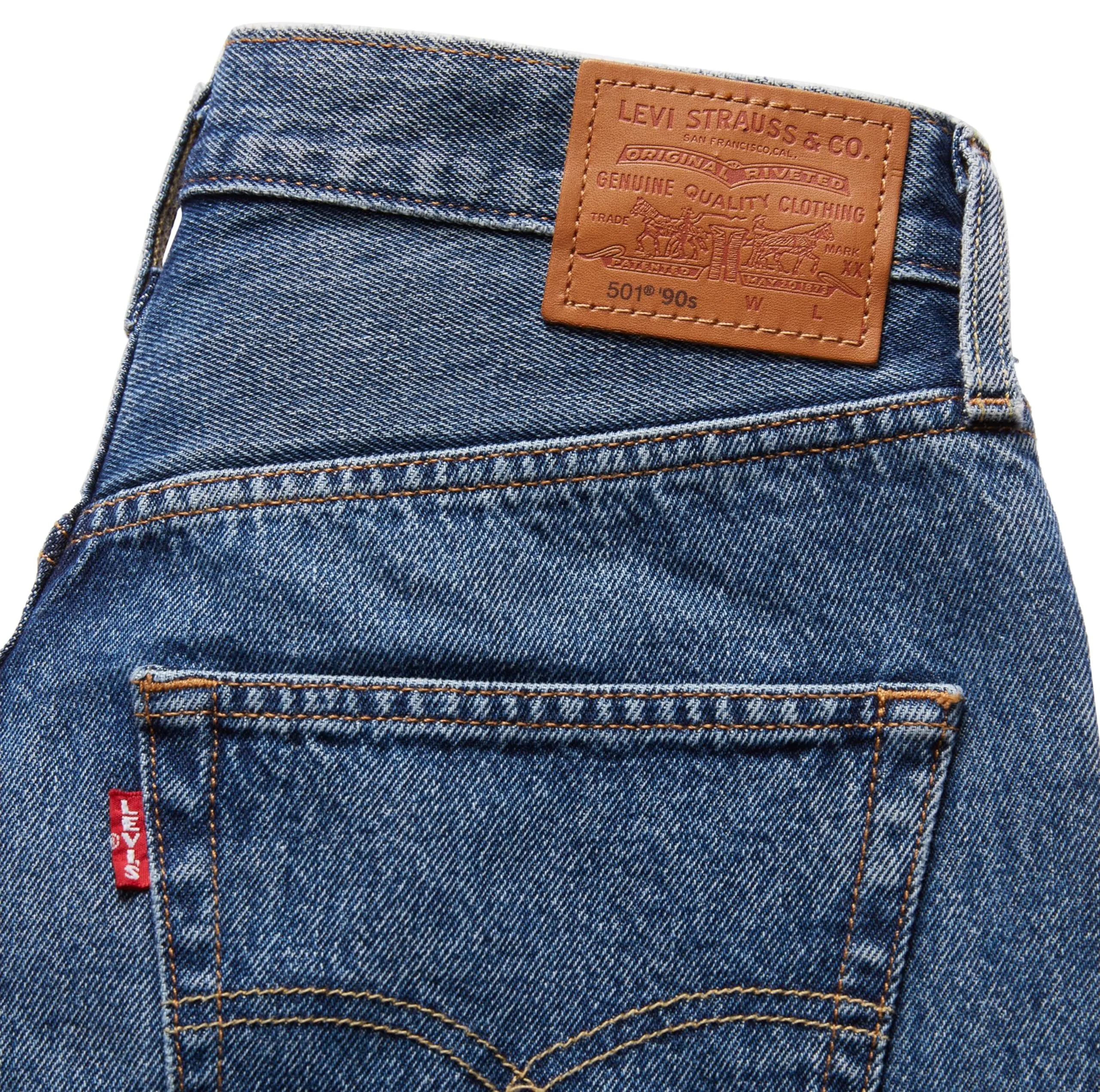 Levi's 501 90's Women's Jeans, Not My News Channel, 32W / 32L - immagine 4