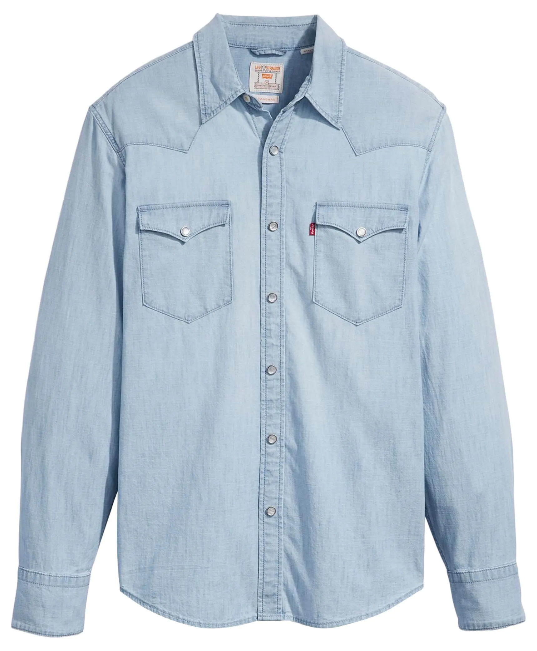 Levi's Barstow Western Standard Shirt, Burnett Light Chambray, XS - immagine 1
