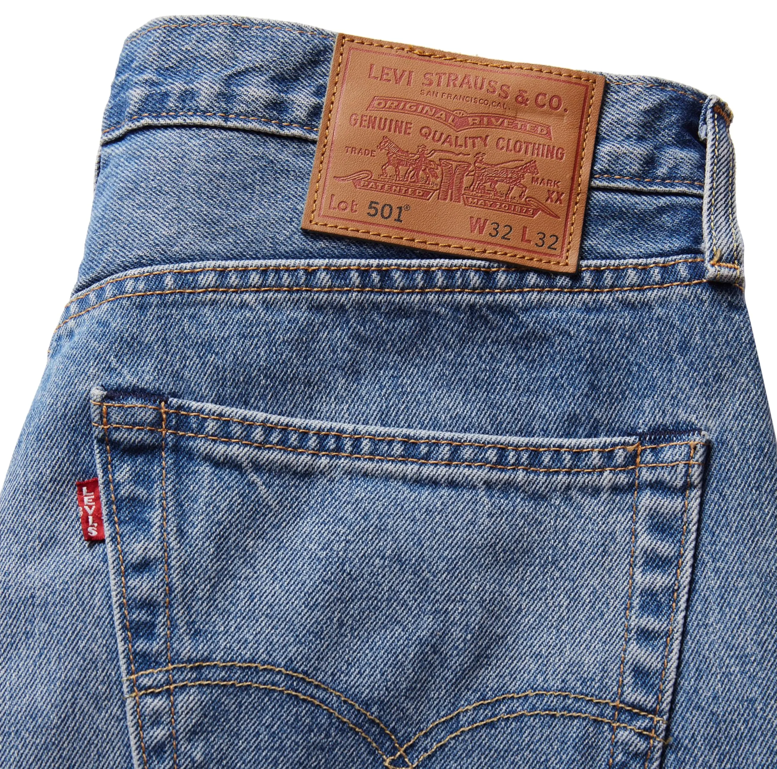 Levi's 501 Original Fit Jeans Uomo, Chemicals, 30W / 32L - immagine 5