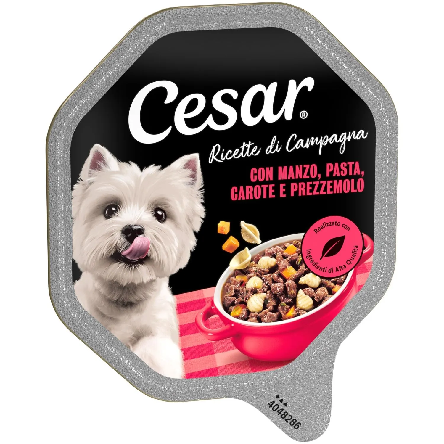 Cesar Ricette di Campagna Cibo Umido per Cani con Manzo e Verdurine, 14 Vaschette da 150 g - immagine 2