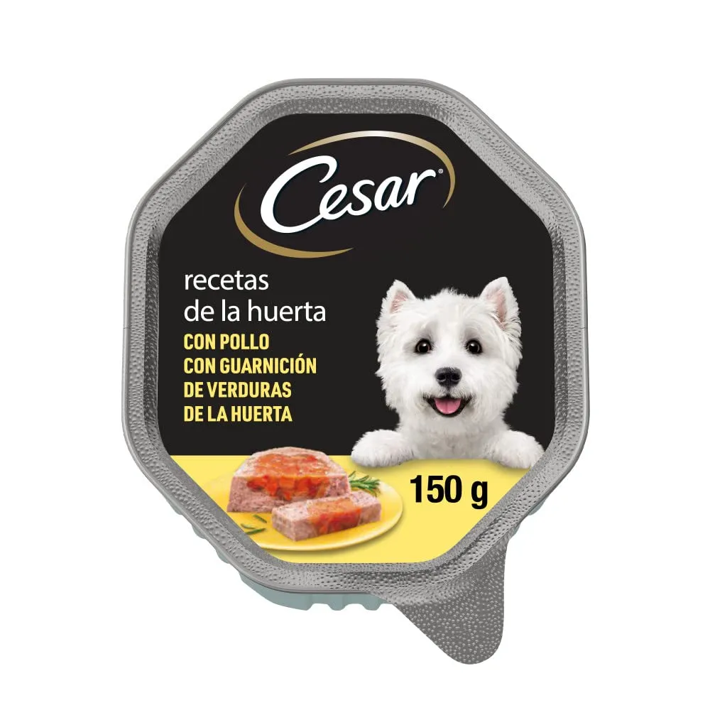 Cesar Wet Dog Food in Paté and Gelatin, Ricette dell'Orto (14 x 150 g) - immagine 2