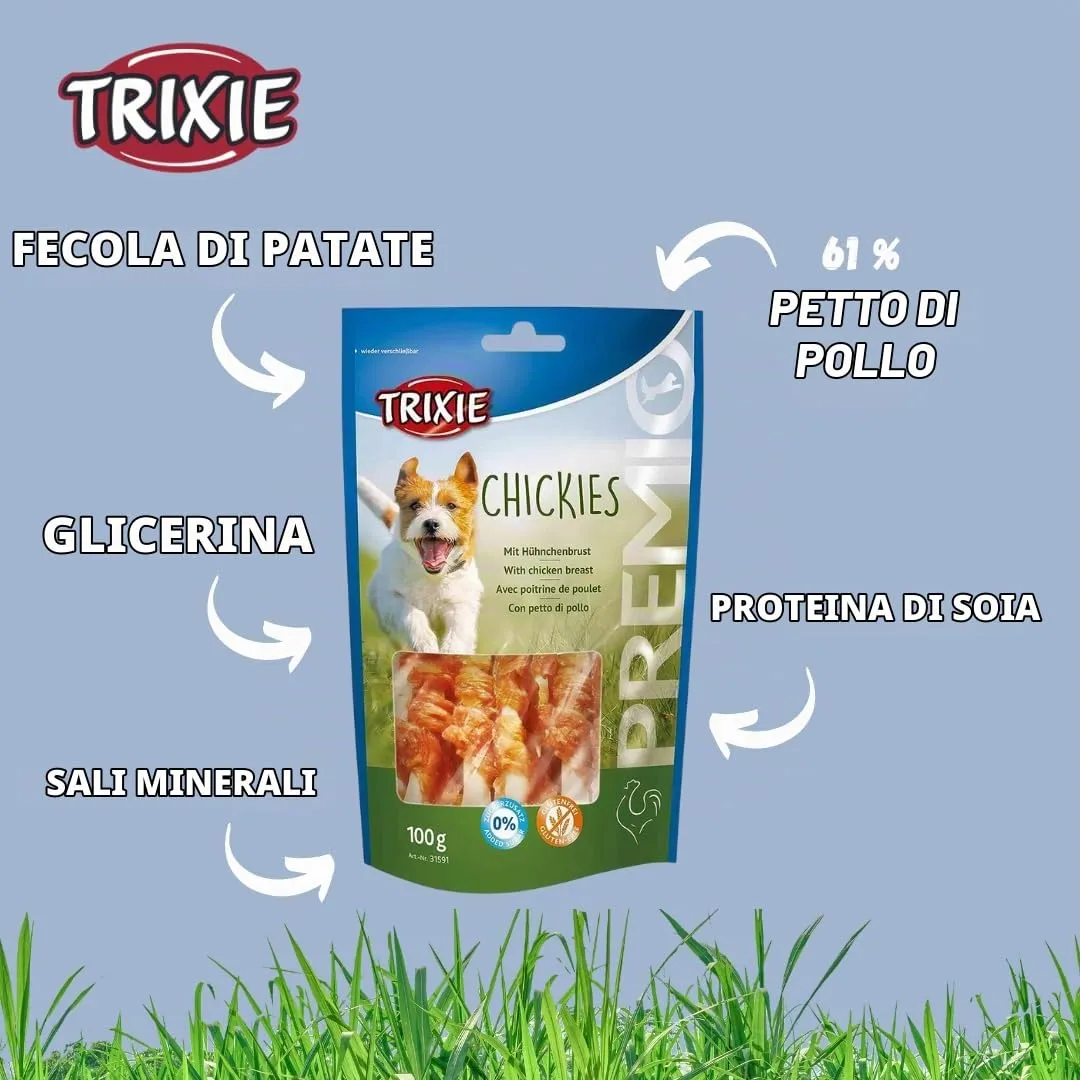 Trixie 31591 Snack Premio per cani al pollo, 5 x 100 g - immagine 3