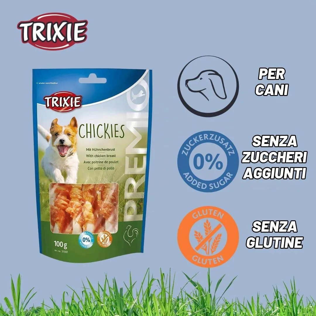 Trixie 31591 Snack Premio per cani al pollo, 5 x 100 g - immagine 5
