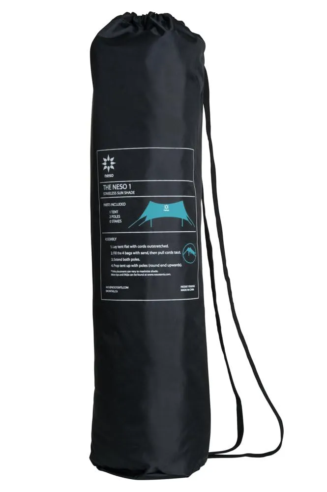 Neso Tenda da spiaggia con ancoraggio a sabbia, 2.1m x 2.1m, Teal - immagine 4