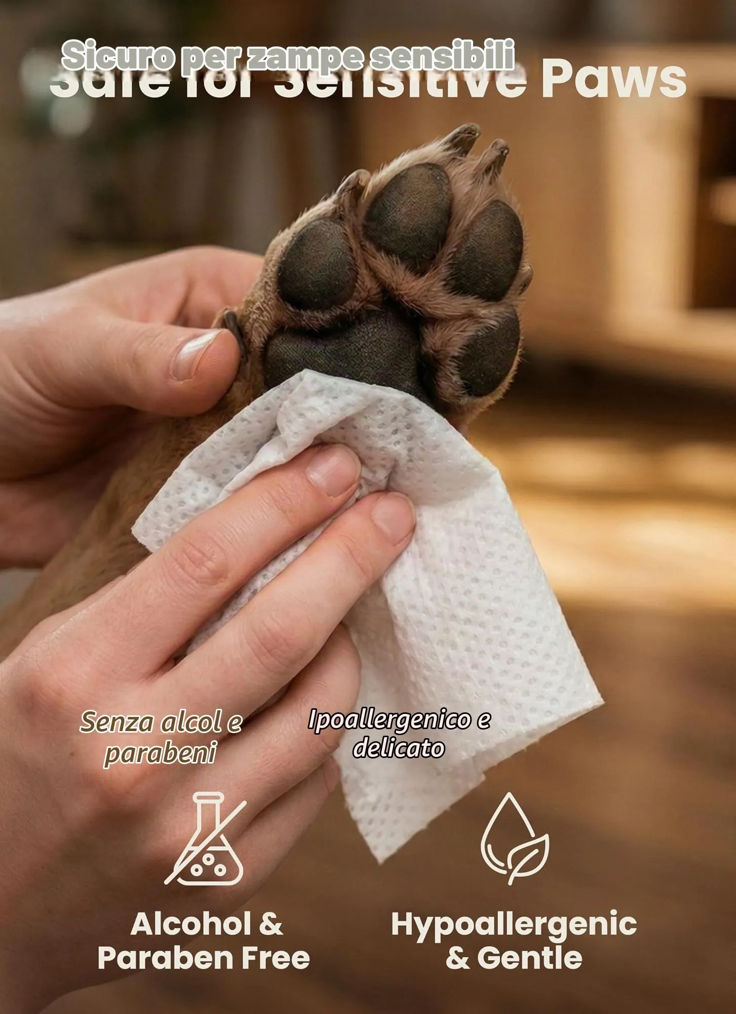 Pogi's Pet Supplies Salviette per Cani al Tè Verde, 400 Pezzi - immagine 6