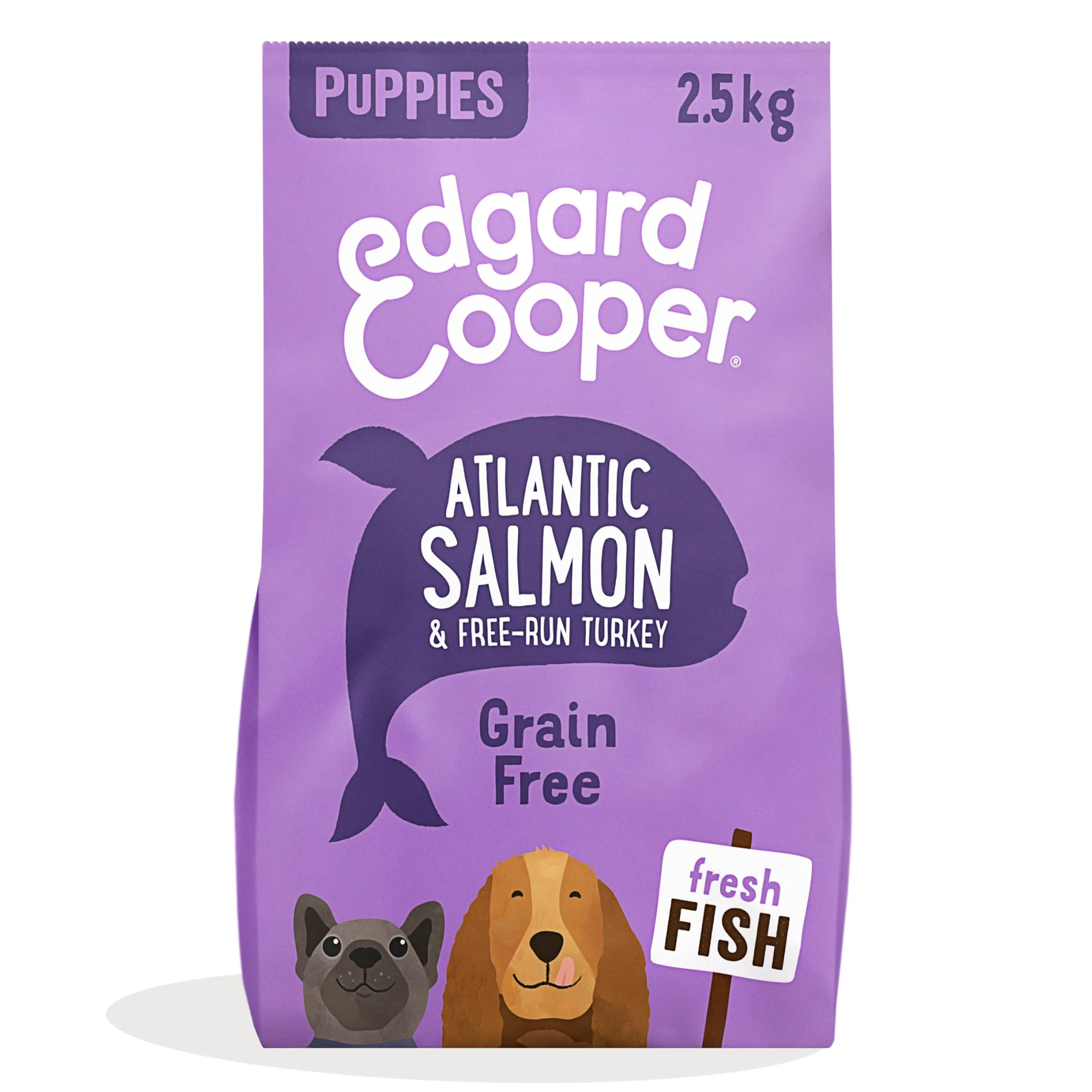 Edgard & Cooper Crocchette per Cuccioli Salmone e Tacchino, 2.5kg - immagine 4