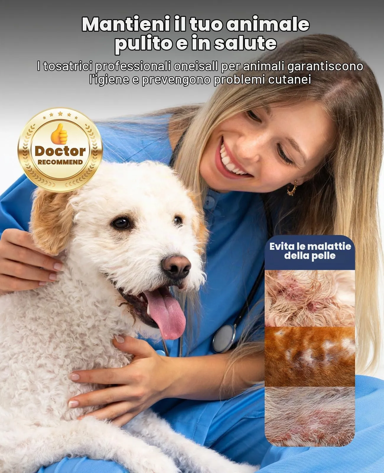 oneisall Tosatrice 3 in 1 per cani con pelo folto/denso - immagine 4