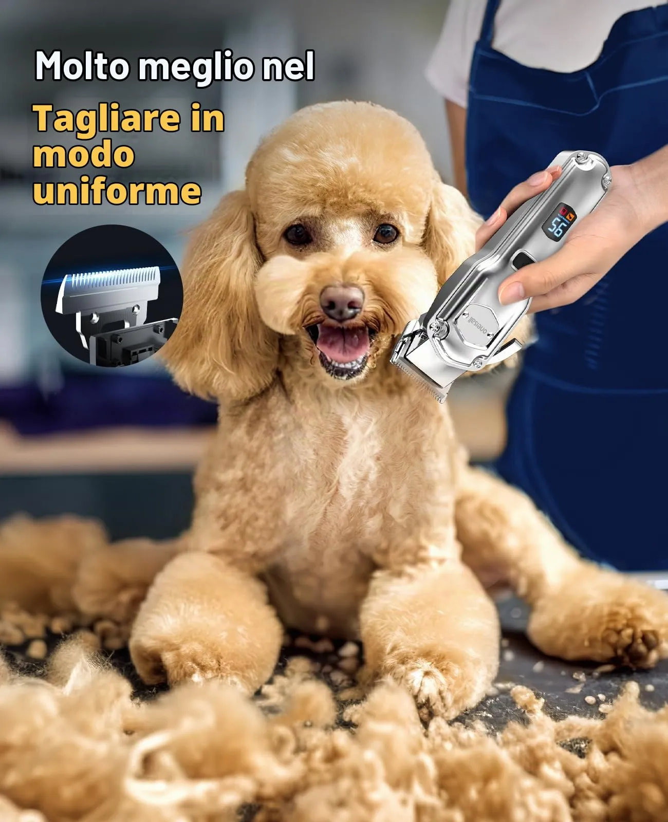 oneisall Tosatrice 3 in 1 per cani con pelo folto/denso - immagine 5