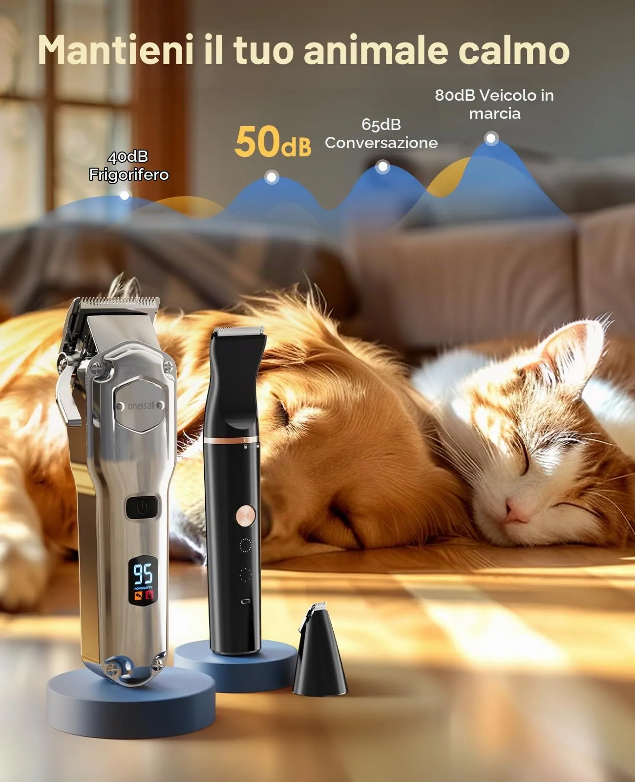 oneisall Tosatrice 3 in 1 per cani con pelo folto/denso - immagine 6