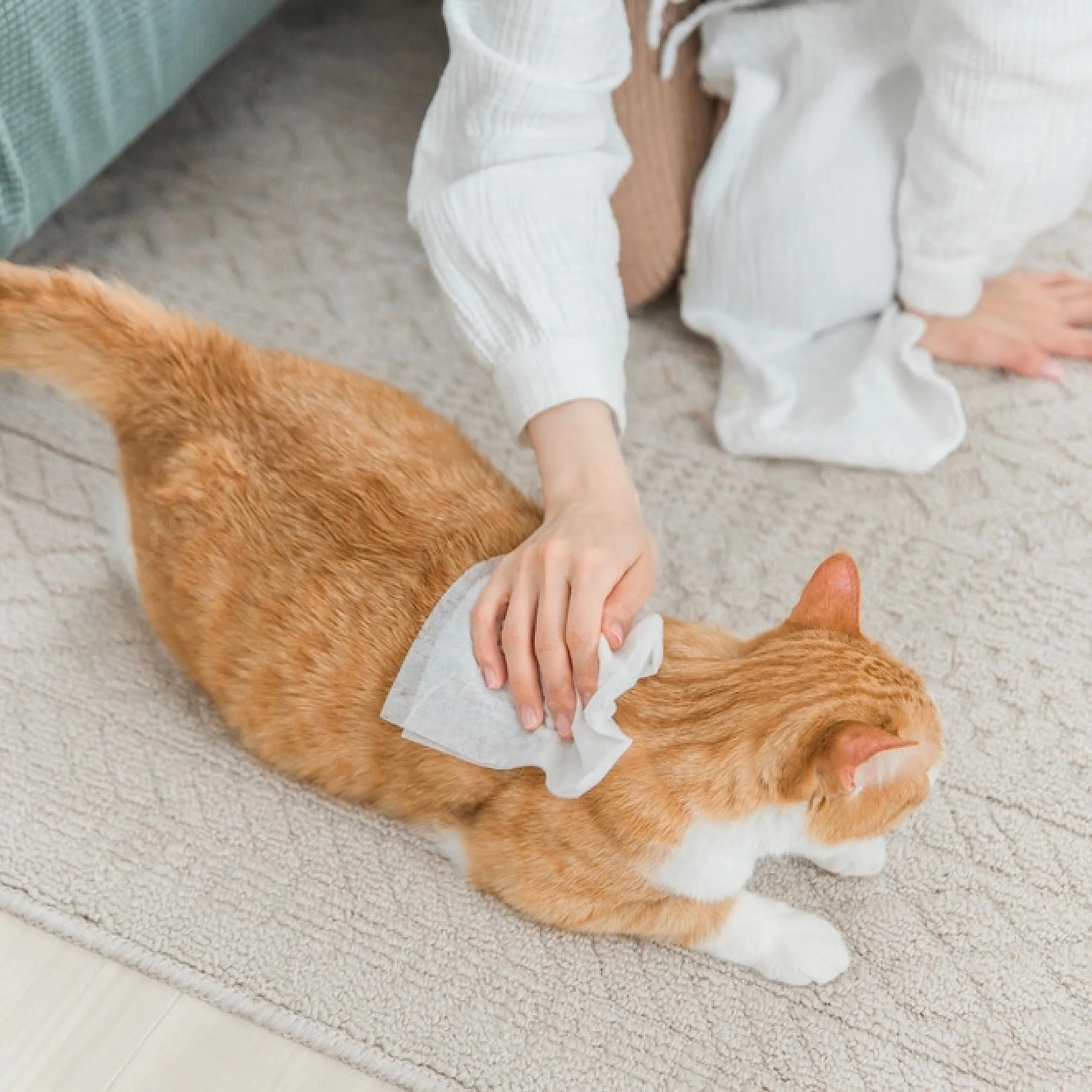 Amore Mio Salviette con Clorexidina Maxi Formato per Cani e Gatti, 110 Pezzi, 30x20 cm - immagine 7