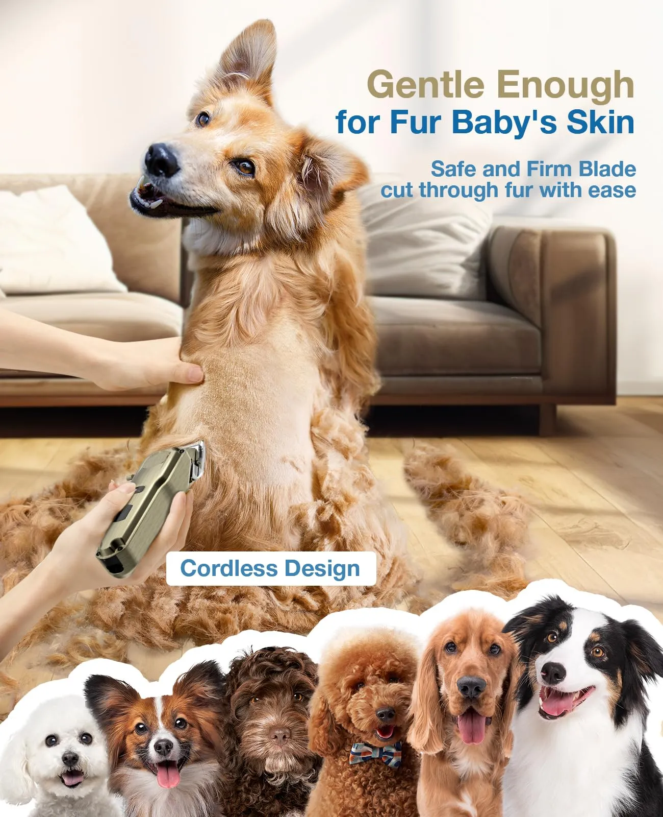 oneisall Tosatrice per Cani per Mantelli Spessi e Pesanti RFC676 - immagine 4