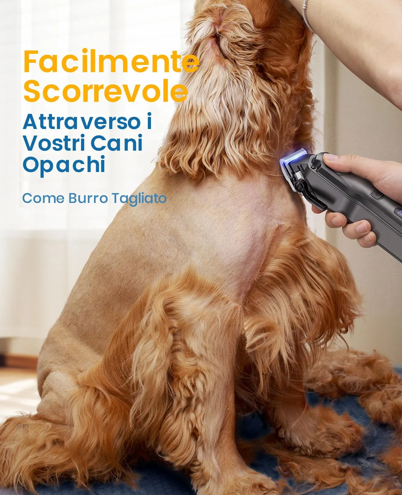 oneisall Tosatrice per Cani per Pelo Spesso e Pesante, Nero - immagine 2