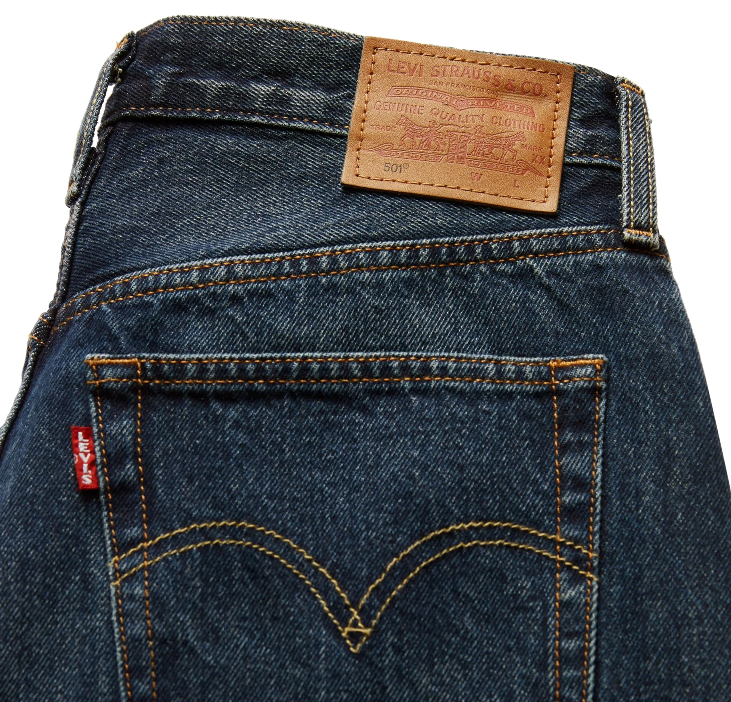 Levi's 501 Crop Jeans Donna Up We Go No Dx 24W / 30L - immagine 4