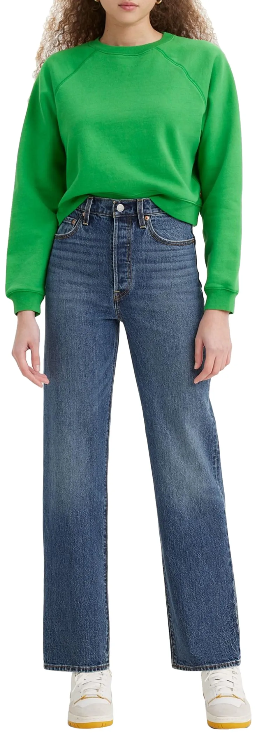 Levi's Ribcage Full Length Jeans Donna - Valley View, 26W / 32L - immagine 1