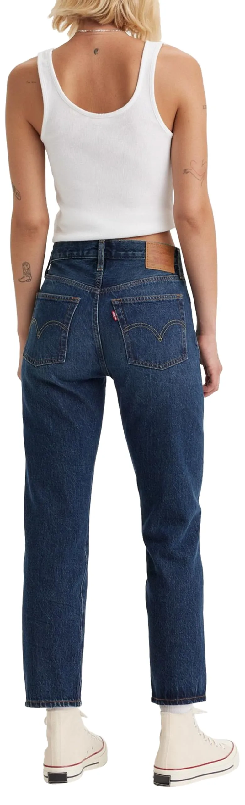 Levi's 501 Crop Jeans Donna Up We Go No Dx, 26W / 30L - immagine 7