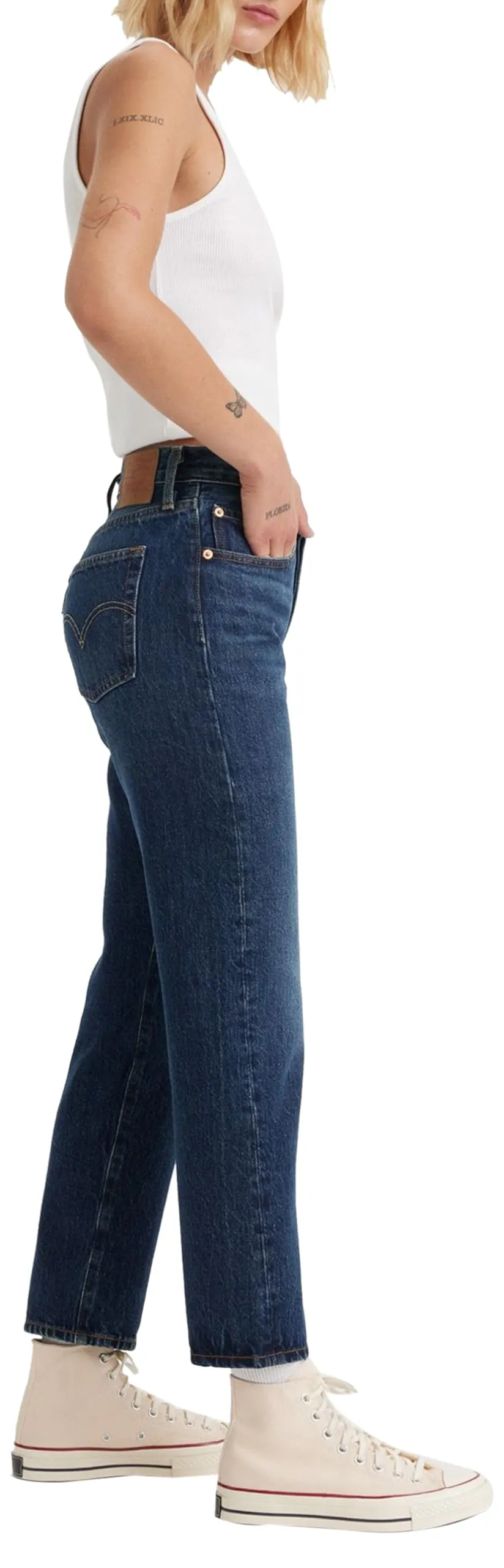 Levi's 501 Crop Jeans Donna Up We Go No Dx, 26W / 30L - immagine 9