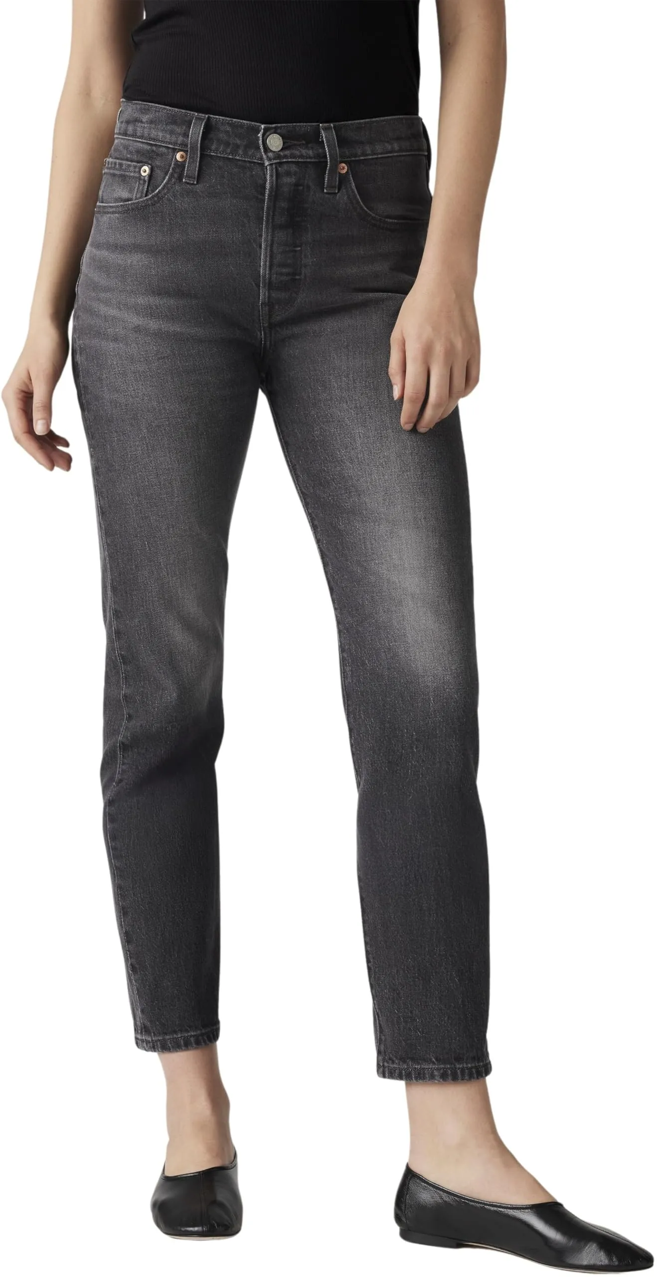 Levi's 501 Crop Jeans Donna Long Live The Queen 25W / 30L - immagine 1