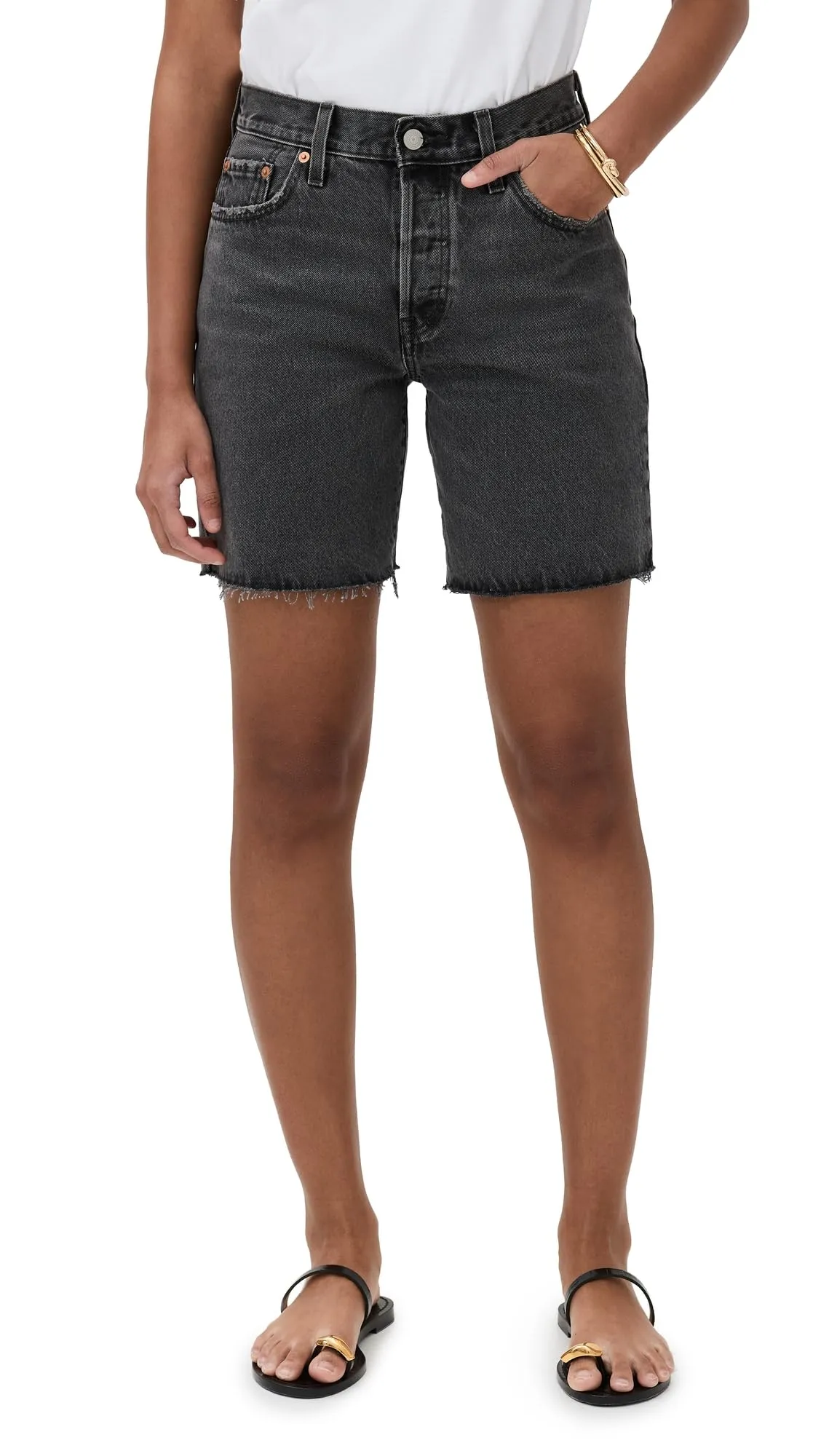 Levi's 501 '90s Shorts Women's Beach Cut No Dx, 24W - immagine 1