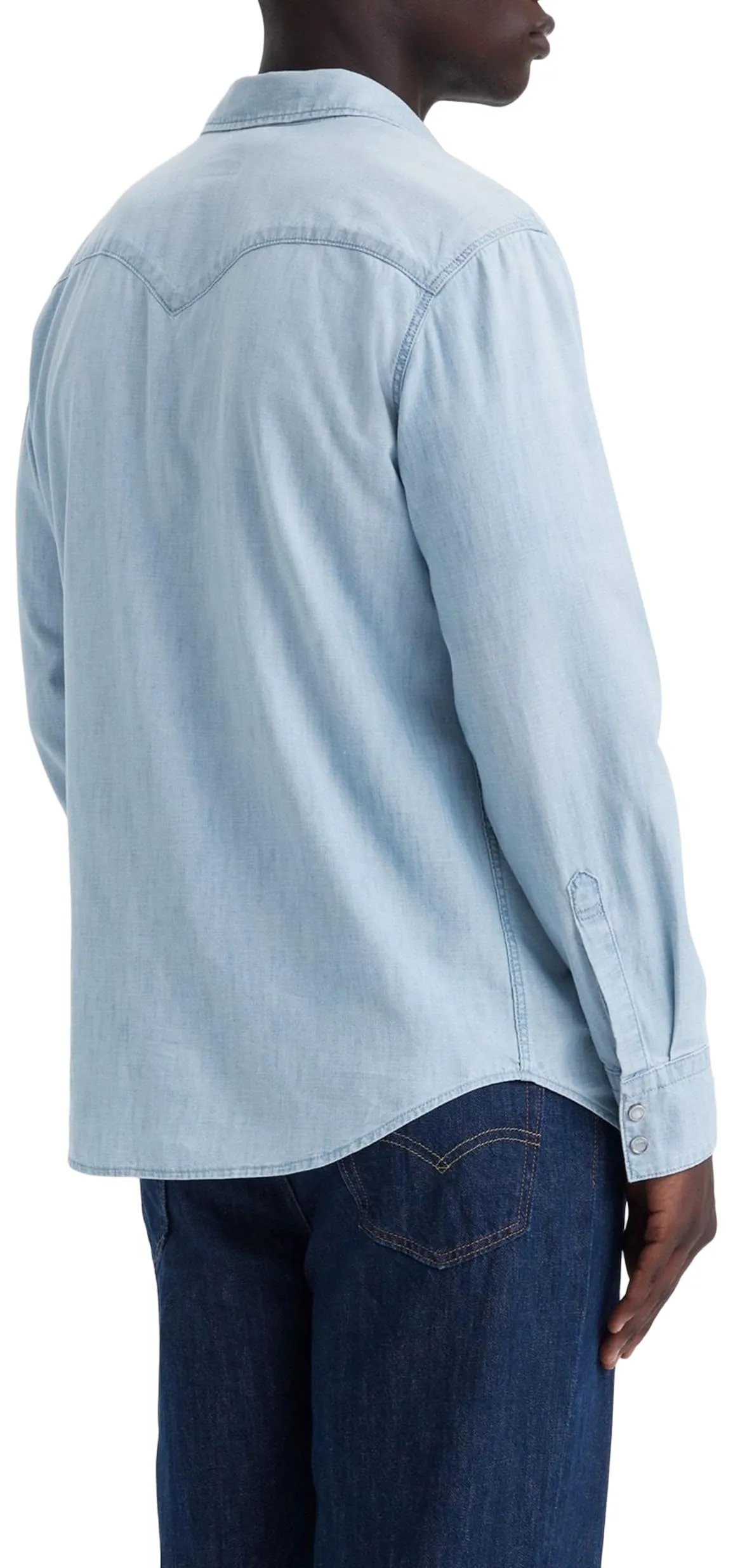 Levi's Barstow Western Standard Shirt, Burnett Light Chambray, S - immagine 2