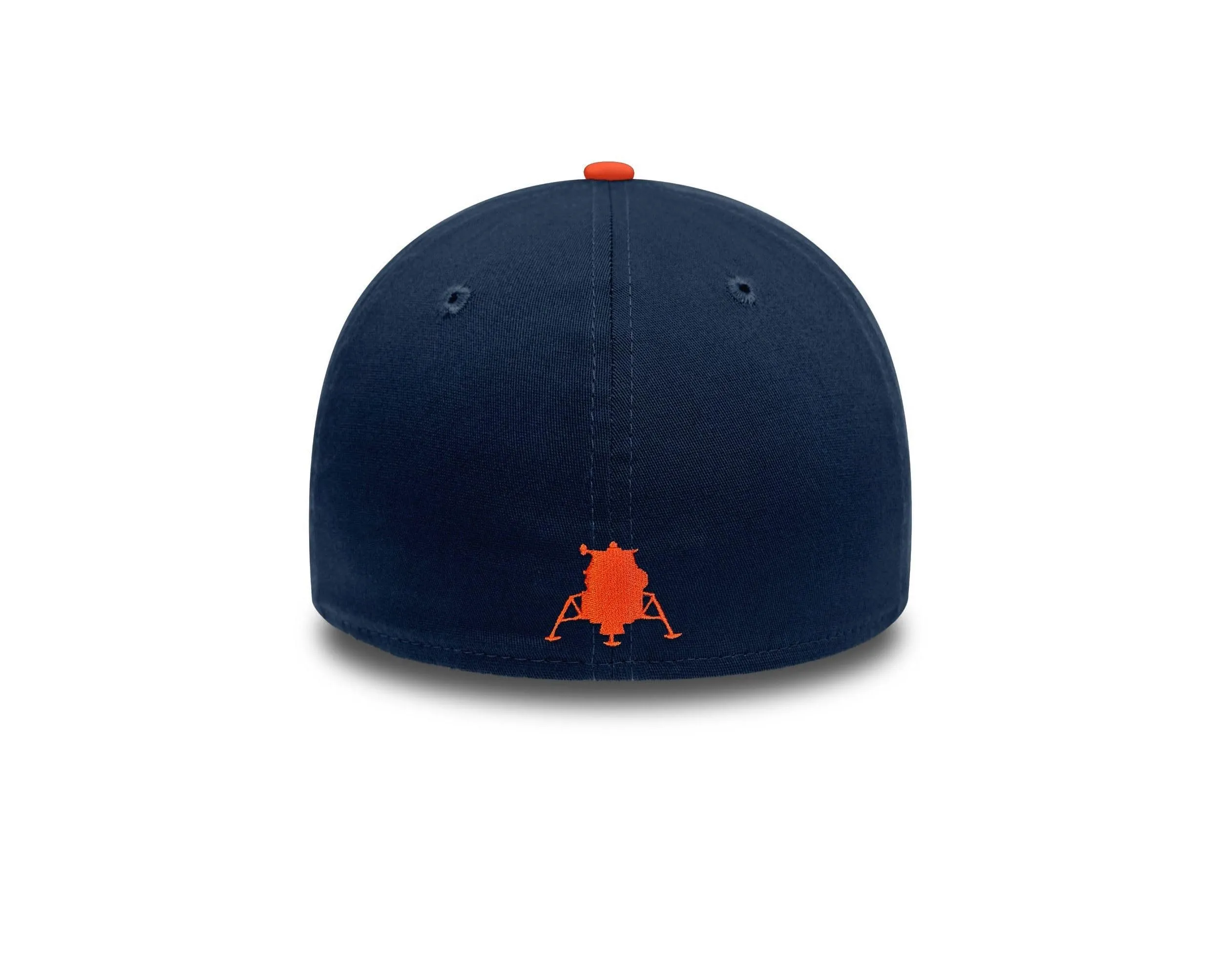 New Era Houston Astros MLB 39Thirty Stretch Cap - Navy Orange, S-M - immagine 4