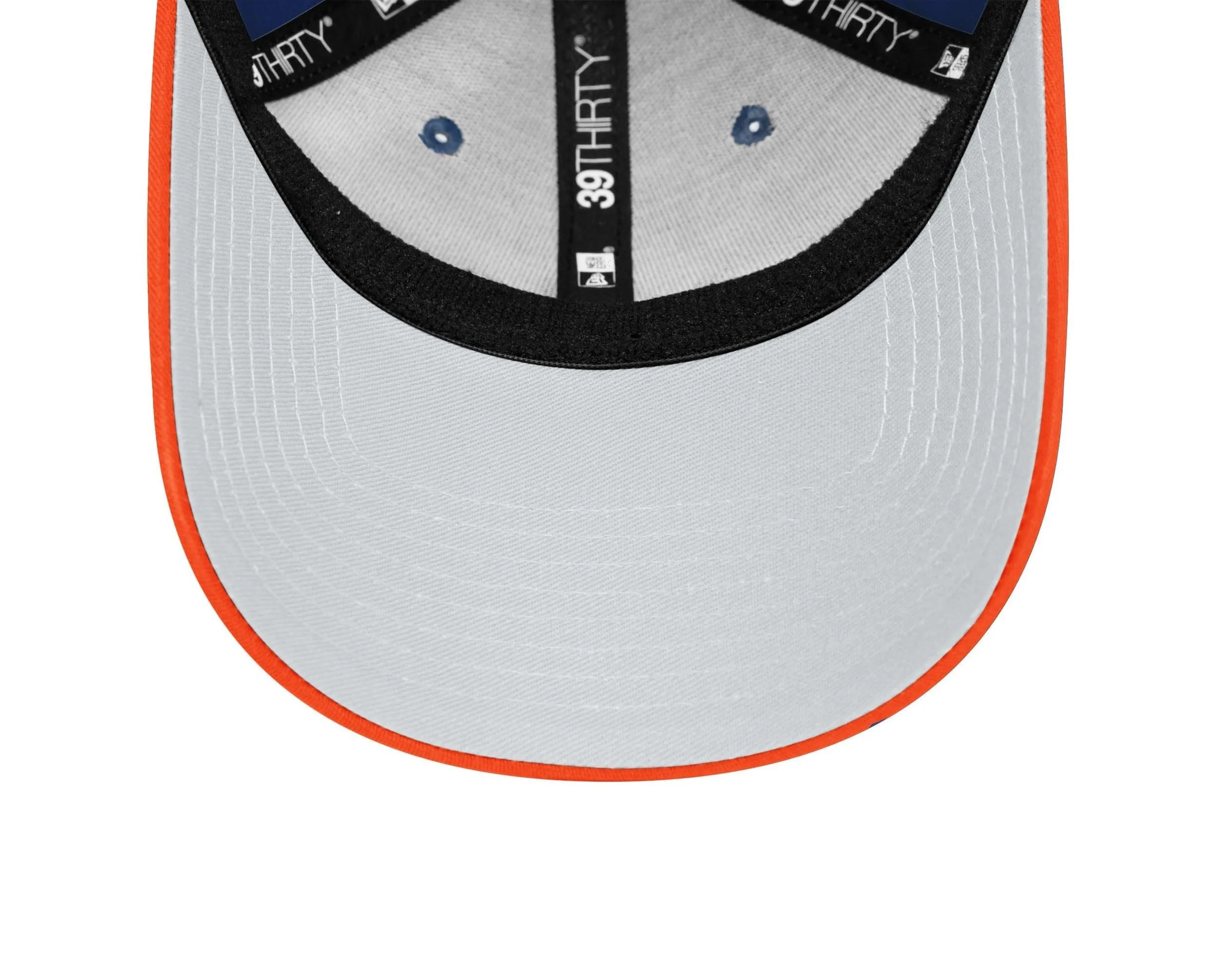 New Era Houston Astros MLB 39Thirty Stretch Cap - Navy Orange, S-M - immagine 5