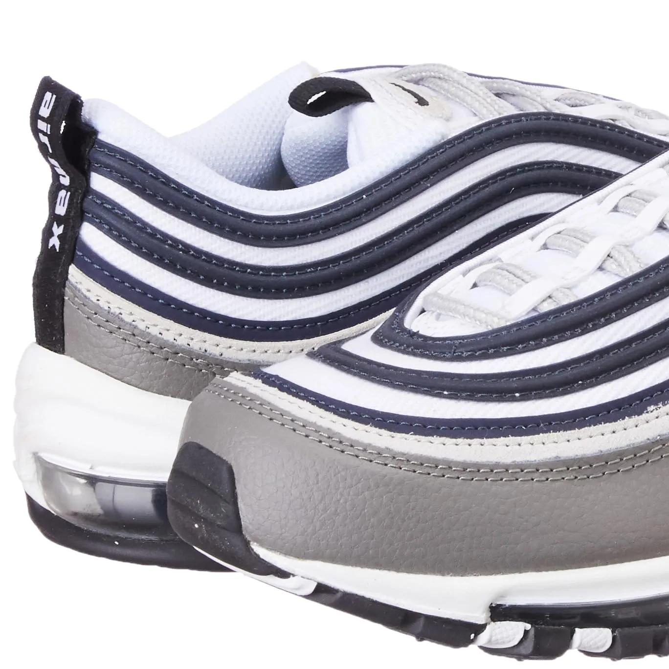 Nike Air Max 97 Black Clear Emerald White Flat Pewter White Light Bone DV7421 001 - immagine 3