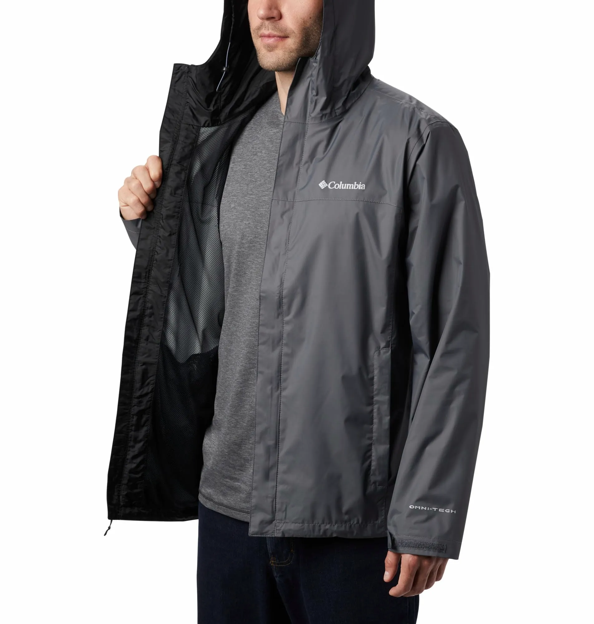 Columbia Watertight 2 Jacket Uomo, Graphite, S - immagine 4
