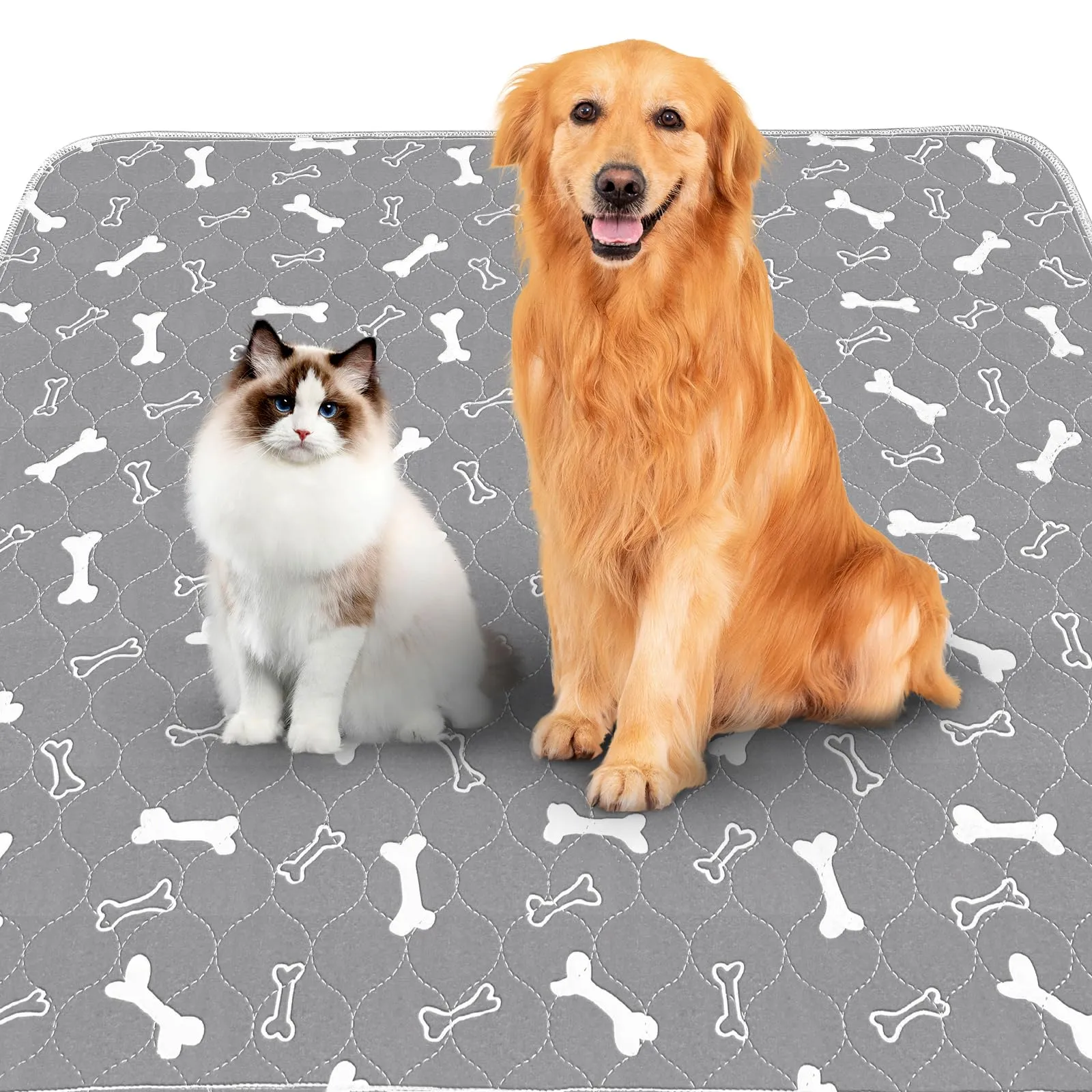 BaoDan Traversine Lavabili per Cani, 182x182 cm, Assorbenti - immagine 1
