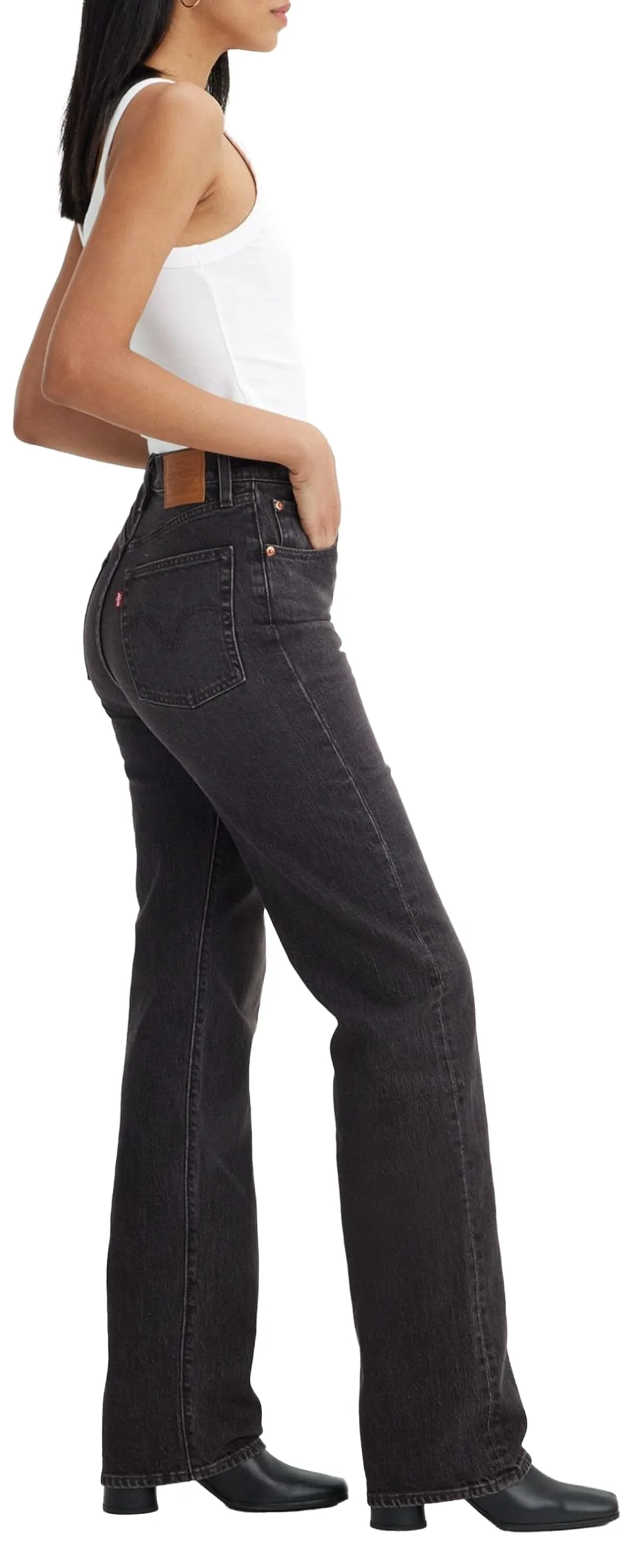 Levi's Ribcage Full Length Jeans, Static Noise Overload, 27W / 32L - immagine 7