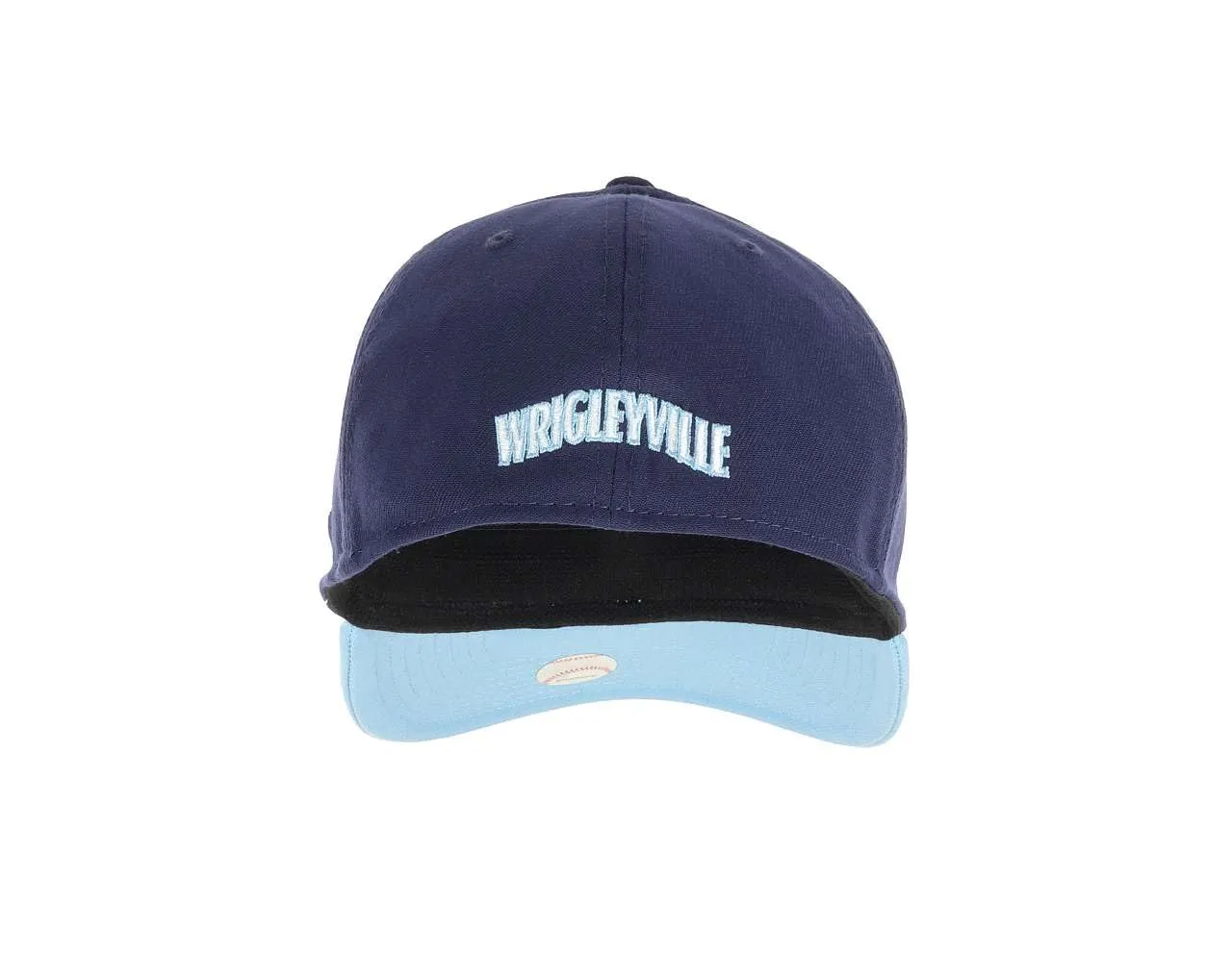 New Era Chicago Cubs MLB Wrigleyville 39Thirty Stretch Cap, Light Blue Navy, M-L - immagine 2