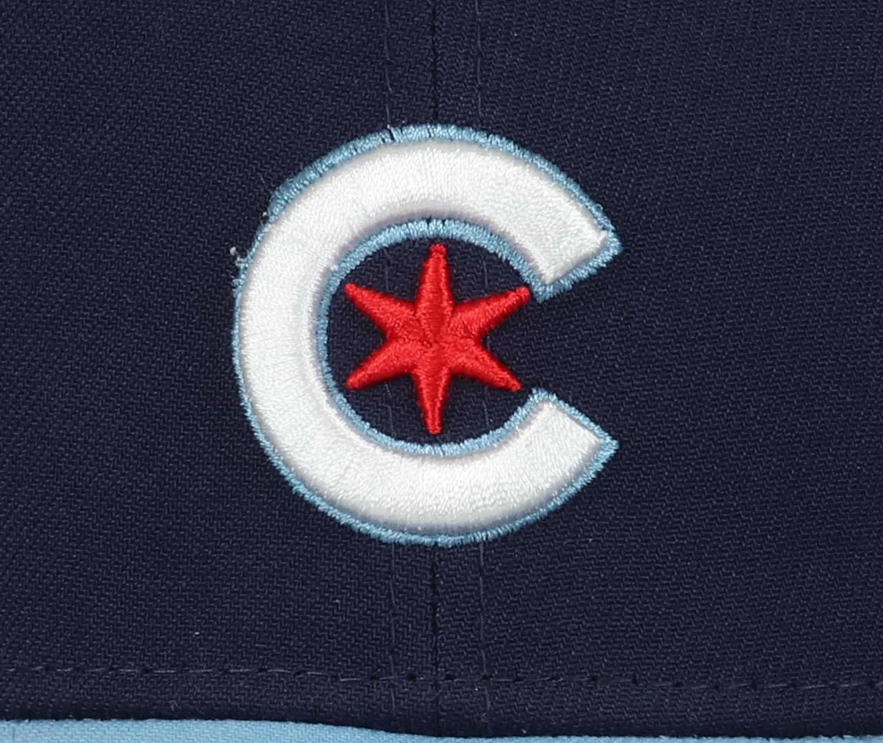 New Era Chicago Cubs MLB Wrigleyville 39Thirty Stretch Cap, Light Blue Navy, M-L - immagine 3