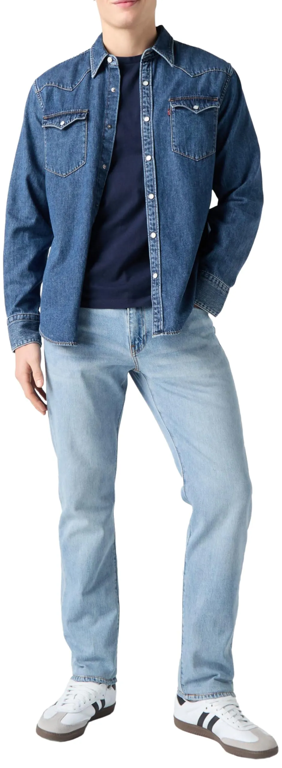 Levi's 502 Taper Jeans Uomo Call It Off 40W / 32L - immagine 1