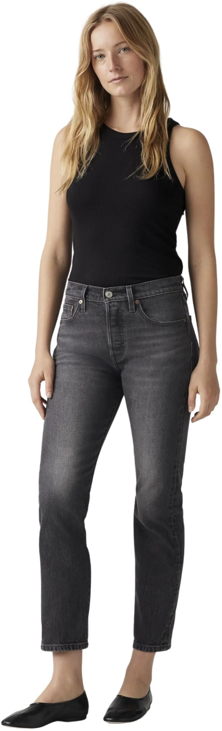 Levi's 501 Crop Jeans Donna Long Live The Queen 30W / 28L - immagine 4
