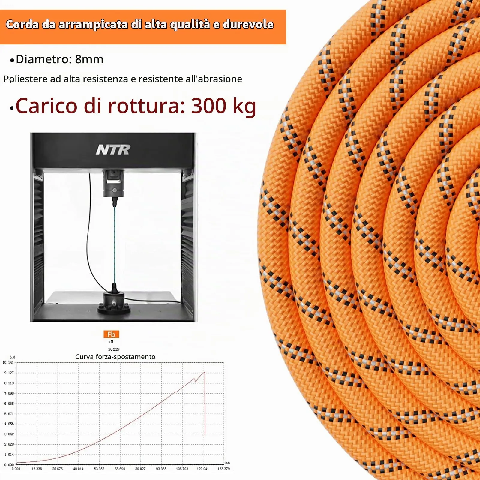 X XBEN Guinzaglio Addestramento per Cani, 30M x 8mm, con Gancio di Sicurezza e Maniglia Imbottita - immagine 5