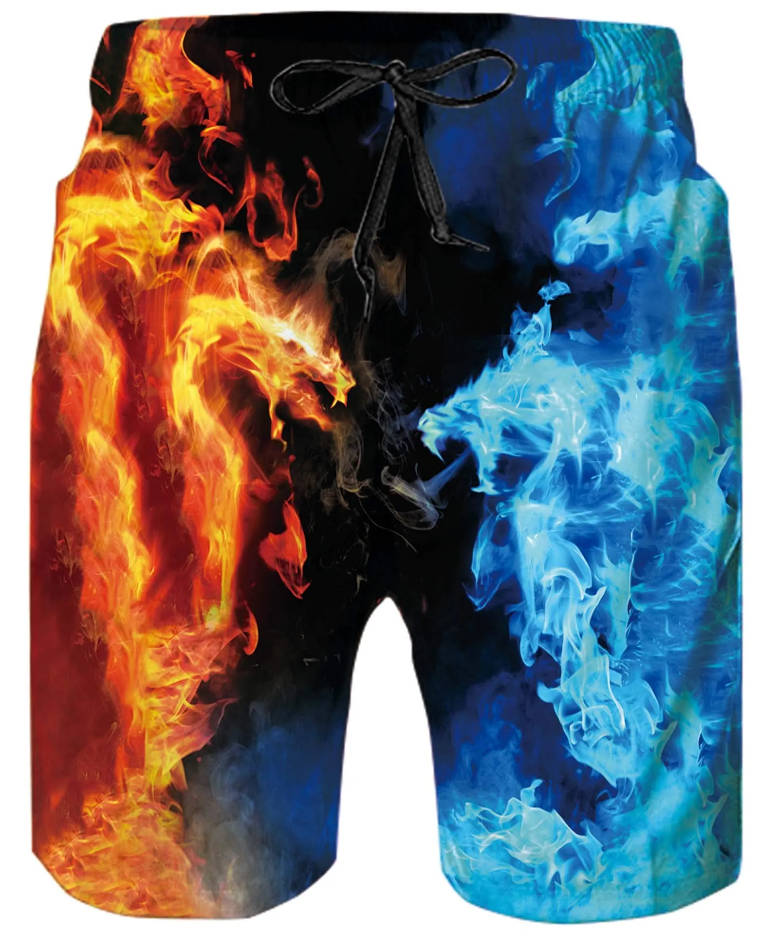 ALISISTER Pantaloncini da Bagno Uomo 3D Galassia Drago, Taglia L - immagine 1