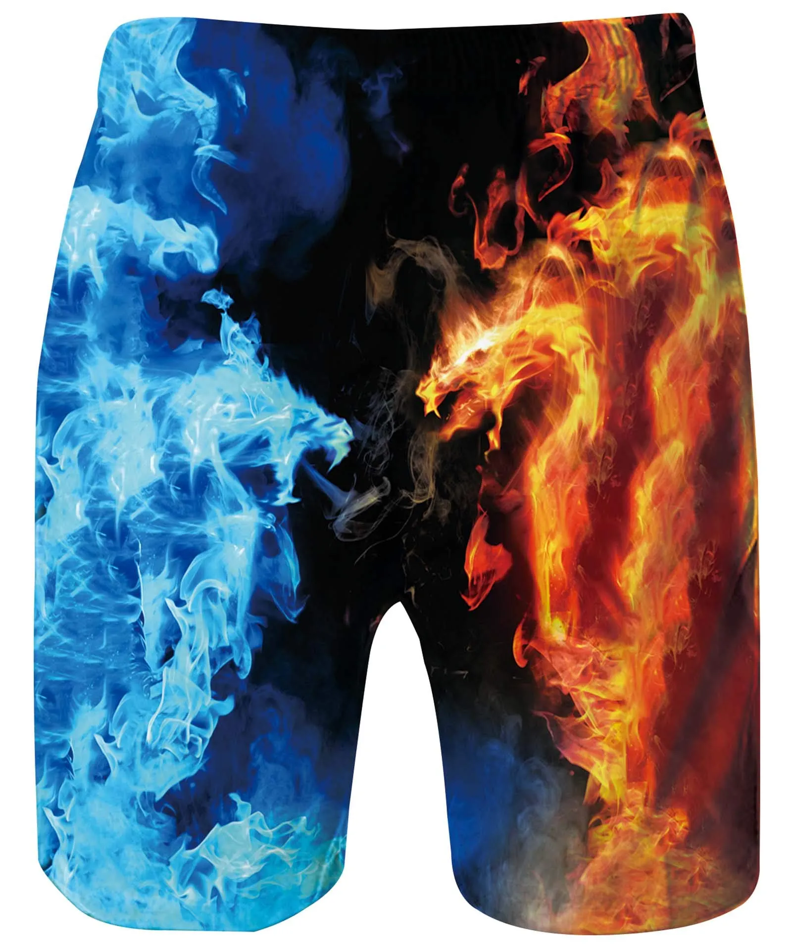 ALISISTER Pantaloncini da Bagno Uomo 3D Galassia Drago, Taglia L - immagine 2