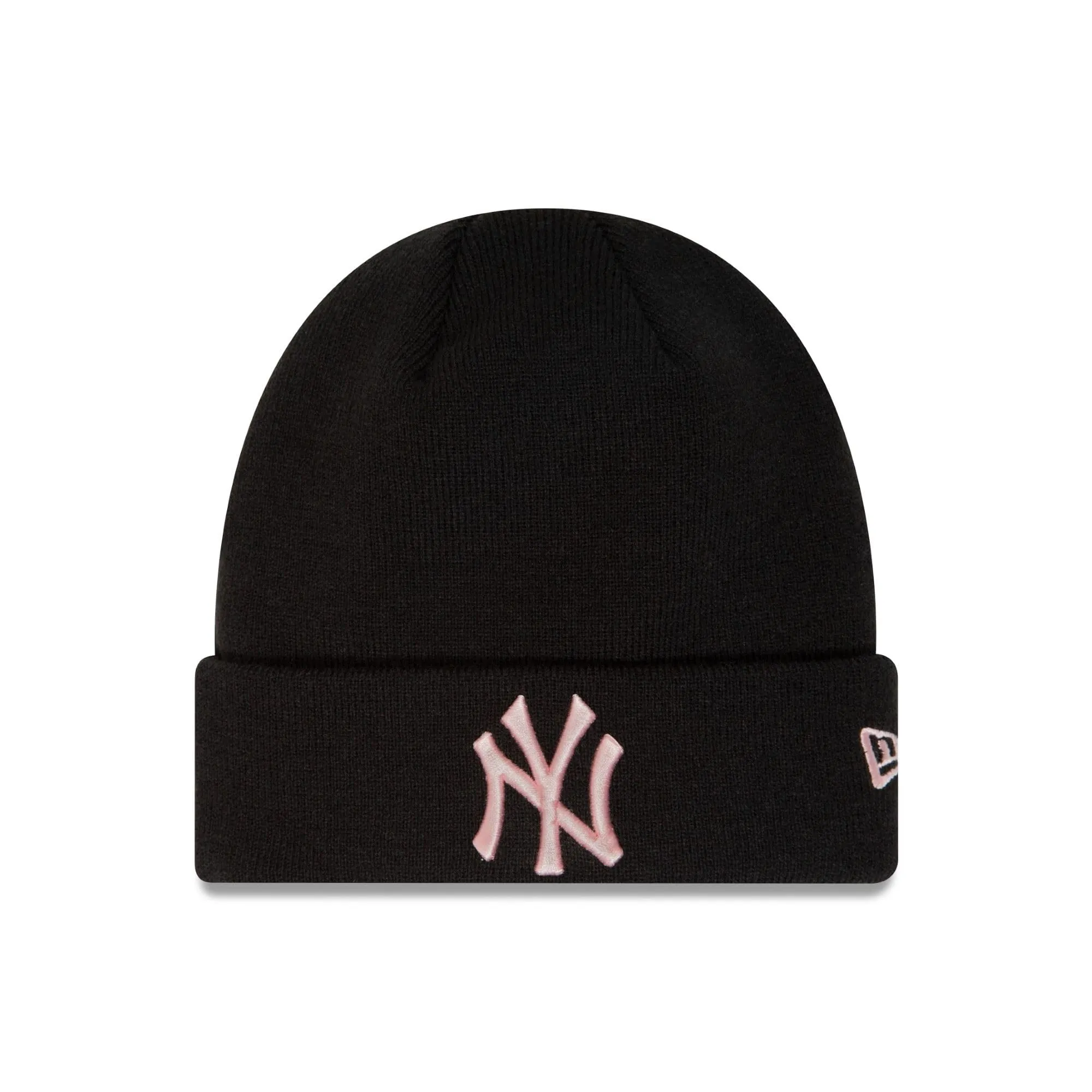 New Era NY Yankees MLB Beanie Schwarz Rosa - One Size - immagine 1