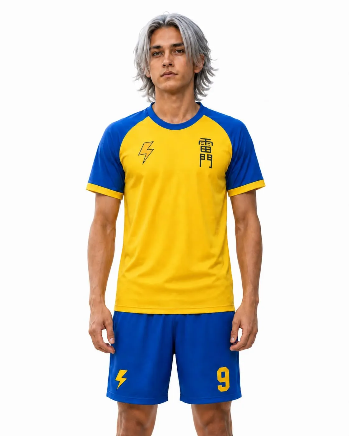 Ataviko Kit Calcio INA11 Frost Raimon, Giallo/Azzurro, XXS - immagine 1